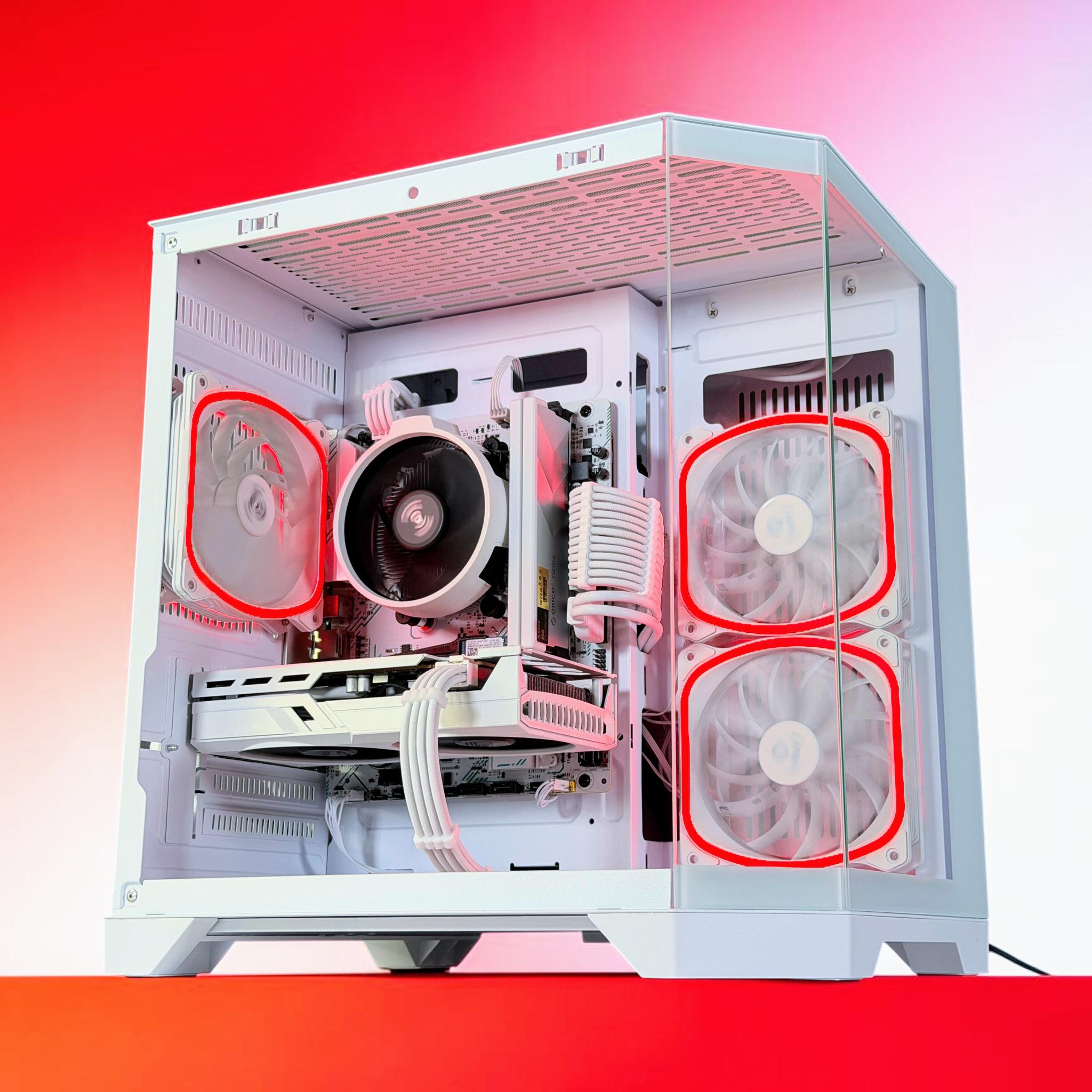 ❄️🐻‍❄️Polar 🌨️Gaming PC🌨️ AMD RX 580 8GB🌨️ AMD Ryzen 7 1700 8core🌨️ 16GB DDR4🌨️ 628GB SSD