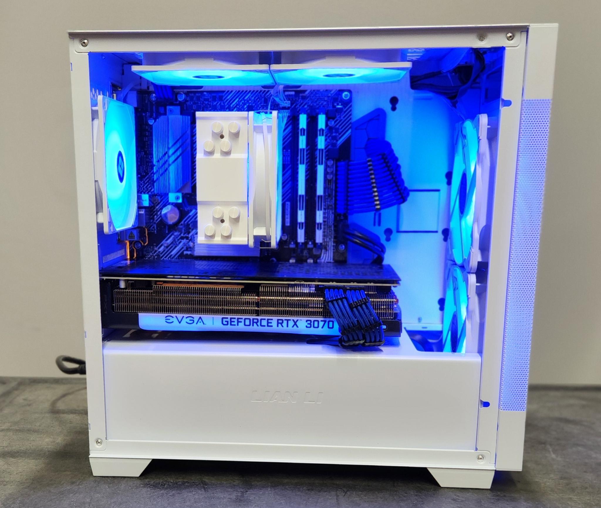 Arctic Blaze 🔥❄️Gaming/Streaming PC | Ryzen 5 5600X | RTX 3070 | 32GB RAM | 1TB SSD | Win 11 Pro