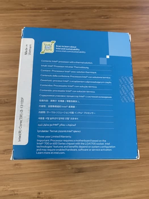 Intel Core i3 13100F