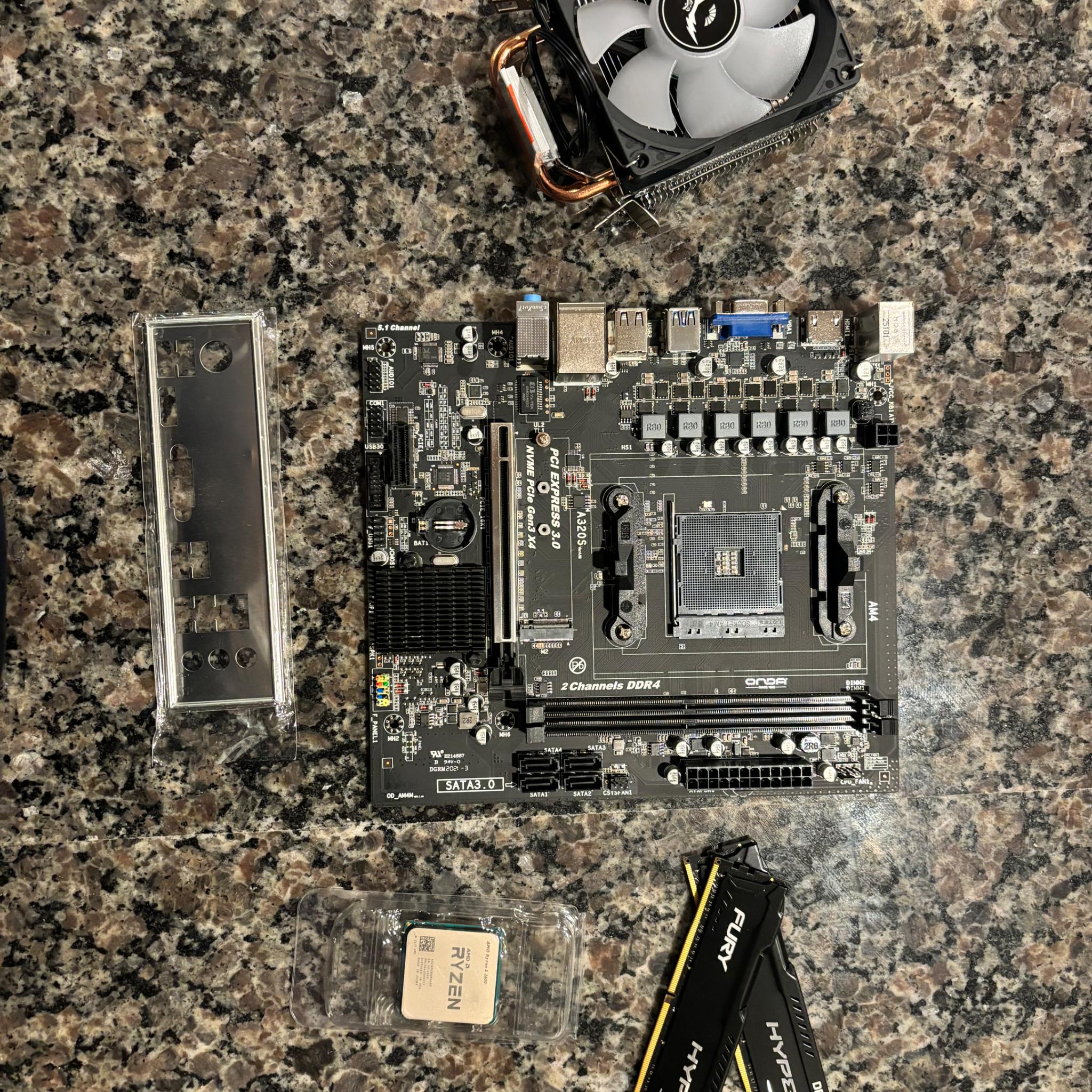 Wallet Warrior 🤩| A320 | R5 2600 | 16gb DDR4 | Static RGB Cooler