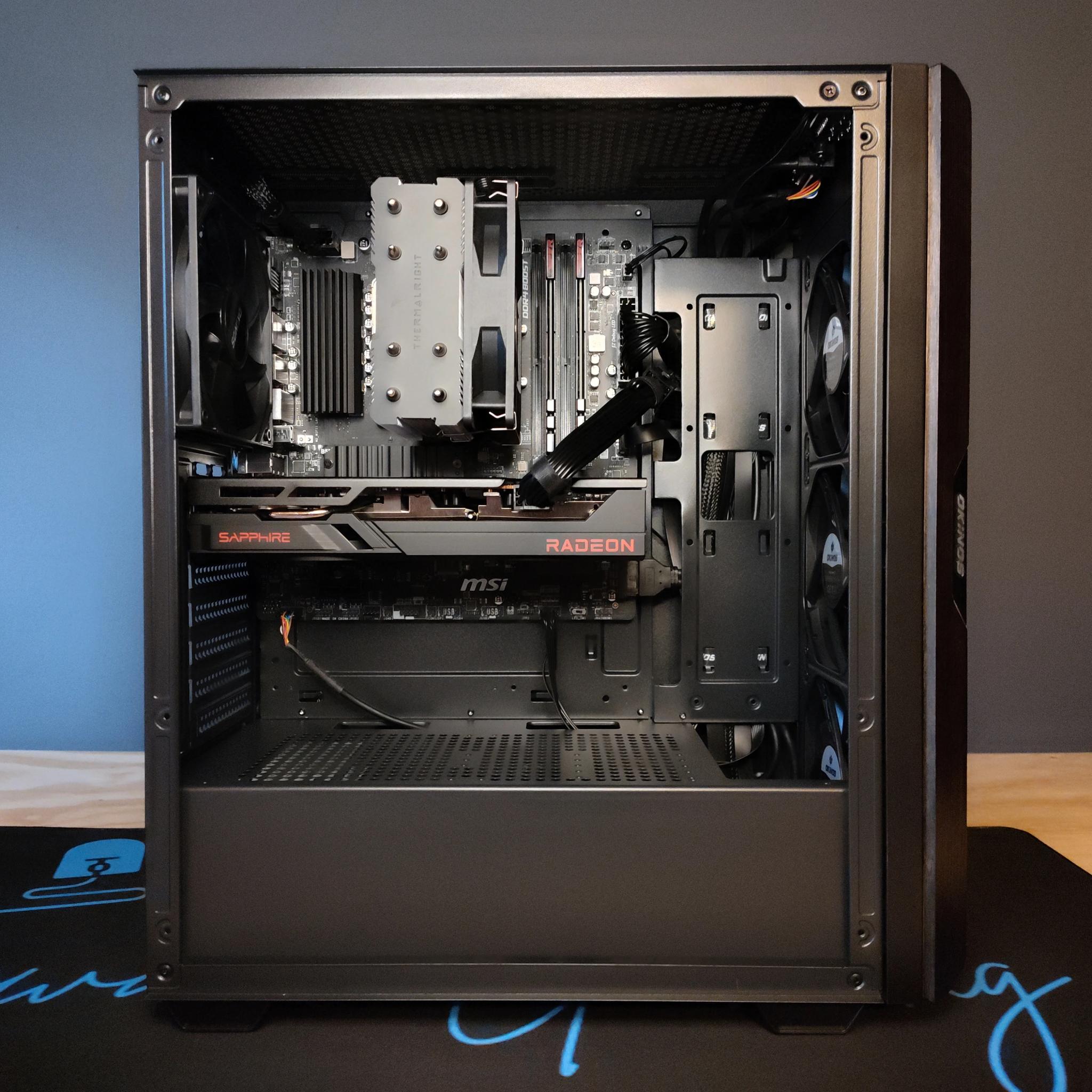 Ryzen 5 5600X | RX 6650XT | 16Gb DDR4 | 1TB NVMe | 1080p | 1440P | Blackout Gaming | Woodgrain