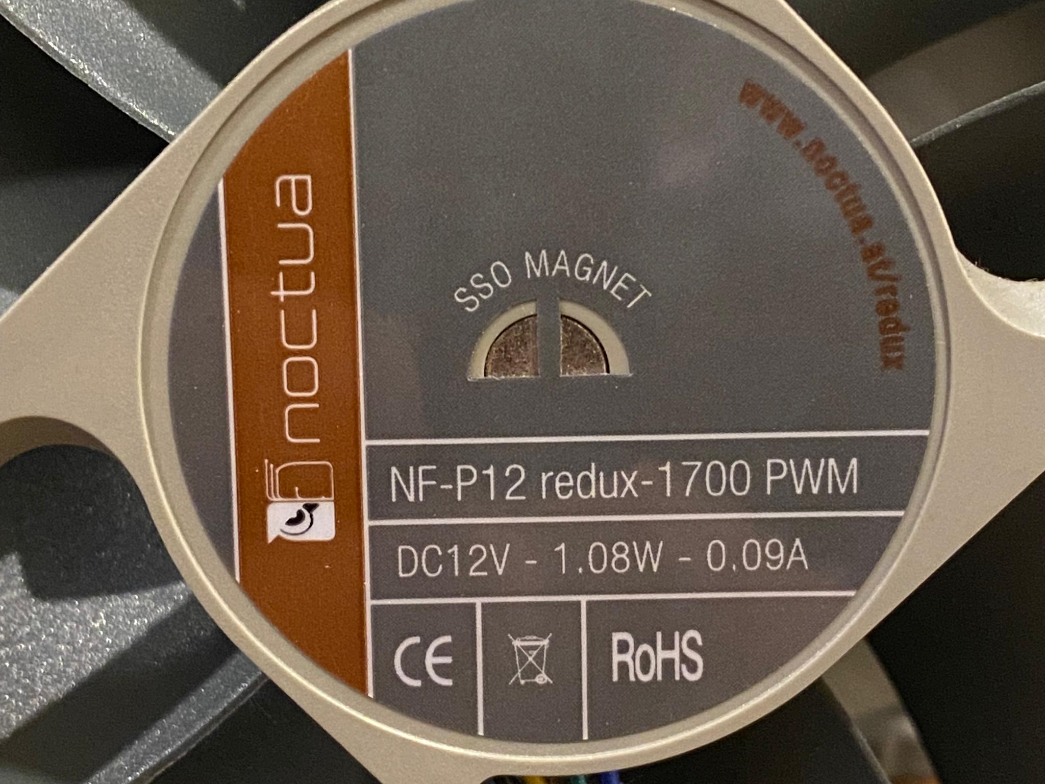 8-Pack Bundle of Noctua NF-P12 redux-1700PWM Fans