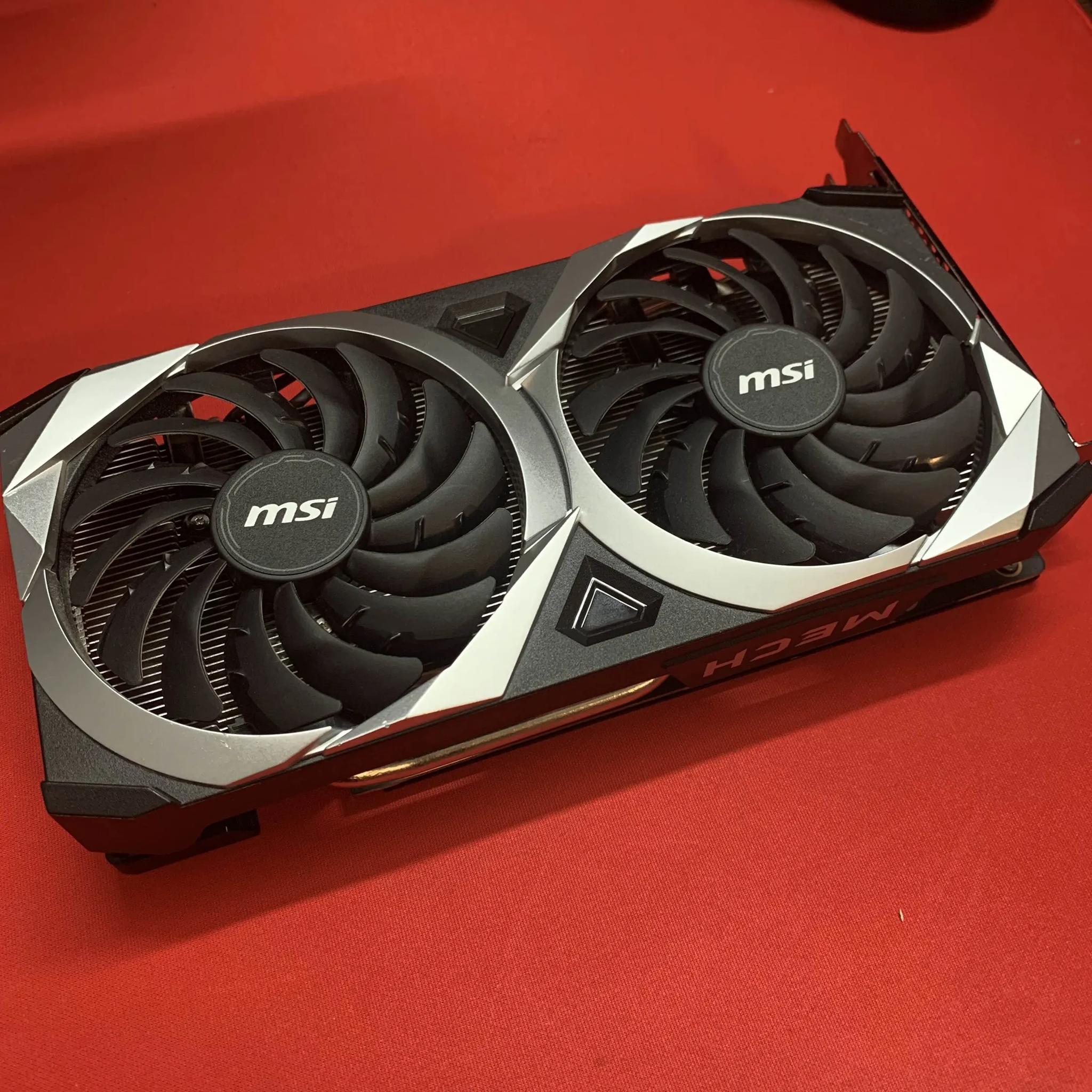 MSI Radeon RX 6600 MECH 2X OC 8GB GDDR6 Graphics Card