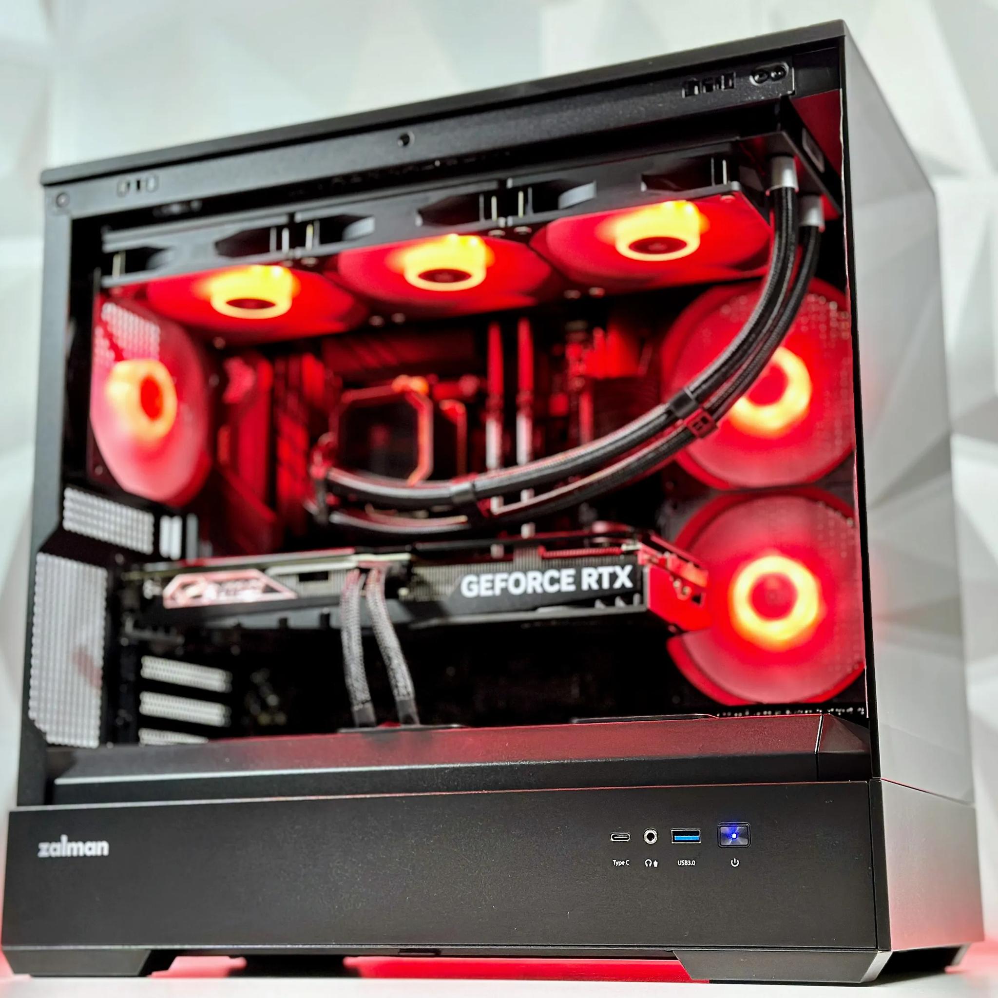 🌃🦇The Dark Knight 🦇Liquid Cooled Gaming PC🦇Nvidia RTX 4070 12GB🦇Intel  12600KF🦇32GB DDR4🦇1TB