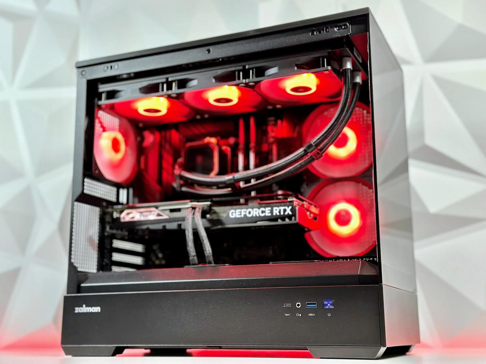 🌃🦇The Dark Knight 🦇Liquid Cooled Gaming PC🦇Nvidia RTX 4070 12GB🦇Intel  12600KF🦇32GB DDR4🦇1TB