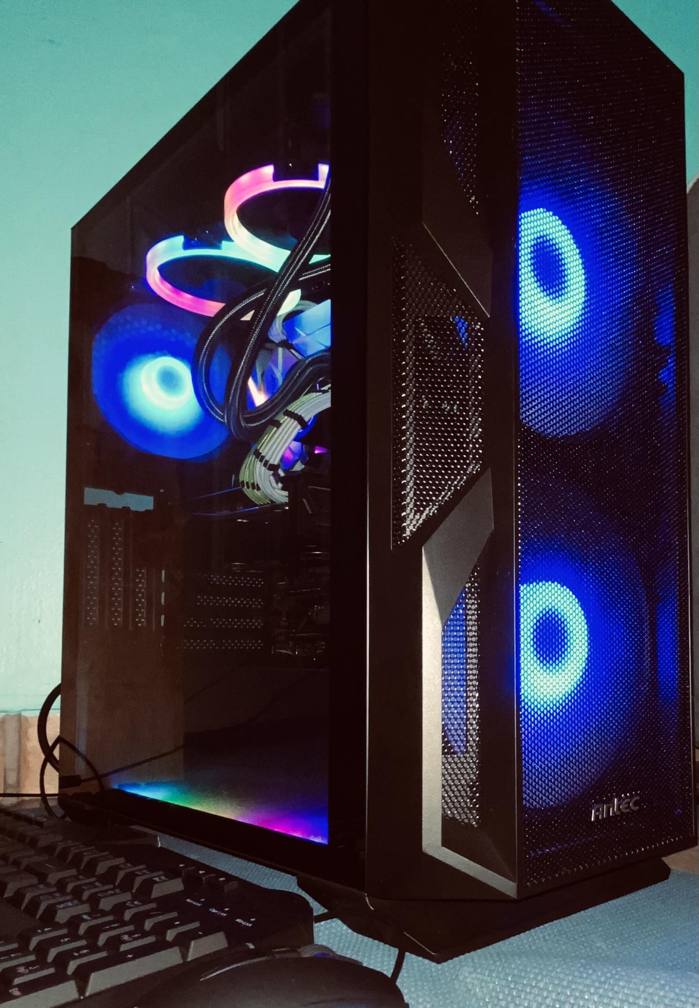 (Liquid Cooled) Intel 9th gen Gaming pc-16GB DDR4(XMP)-over 2TB storage-w/ (Activated)Windows 11 