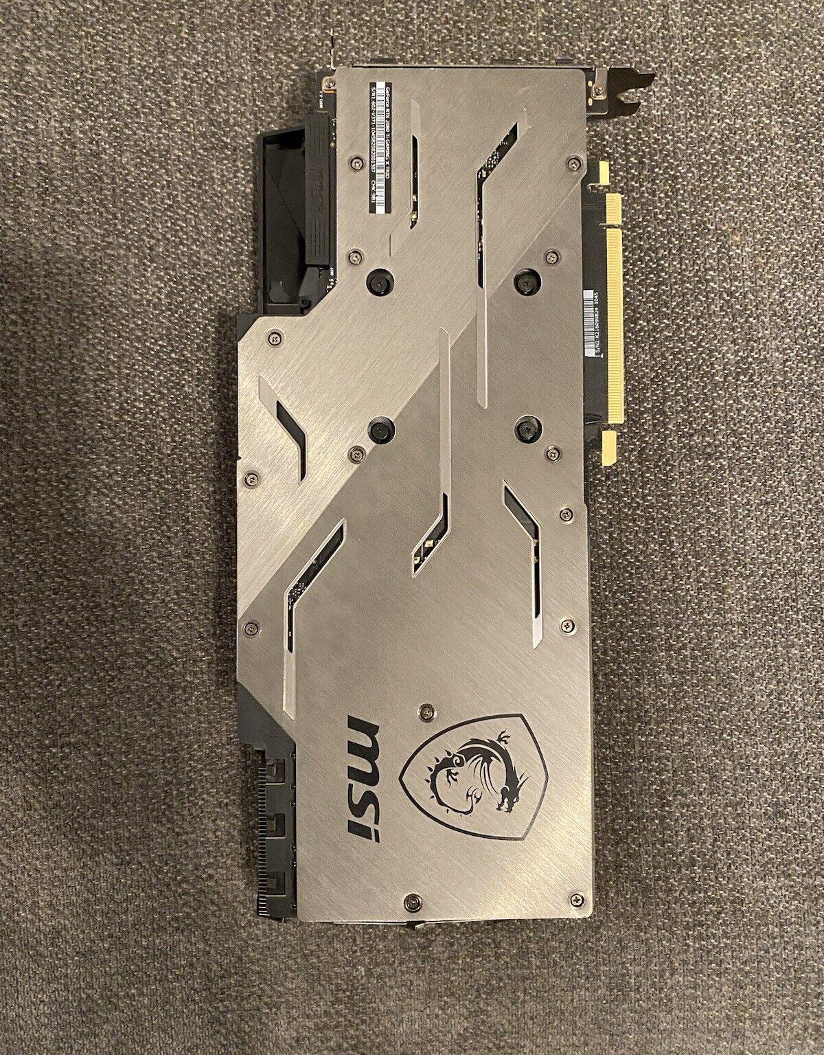 Msi RTX 2080 Ti Gaming X Trio like new with original packaging