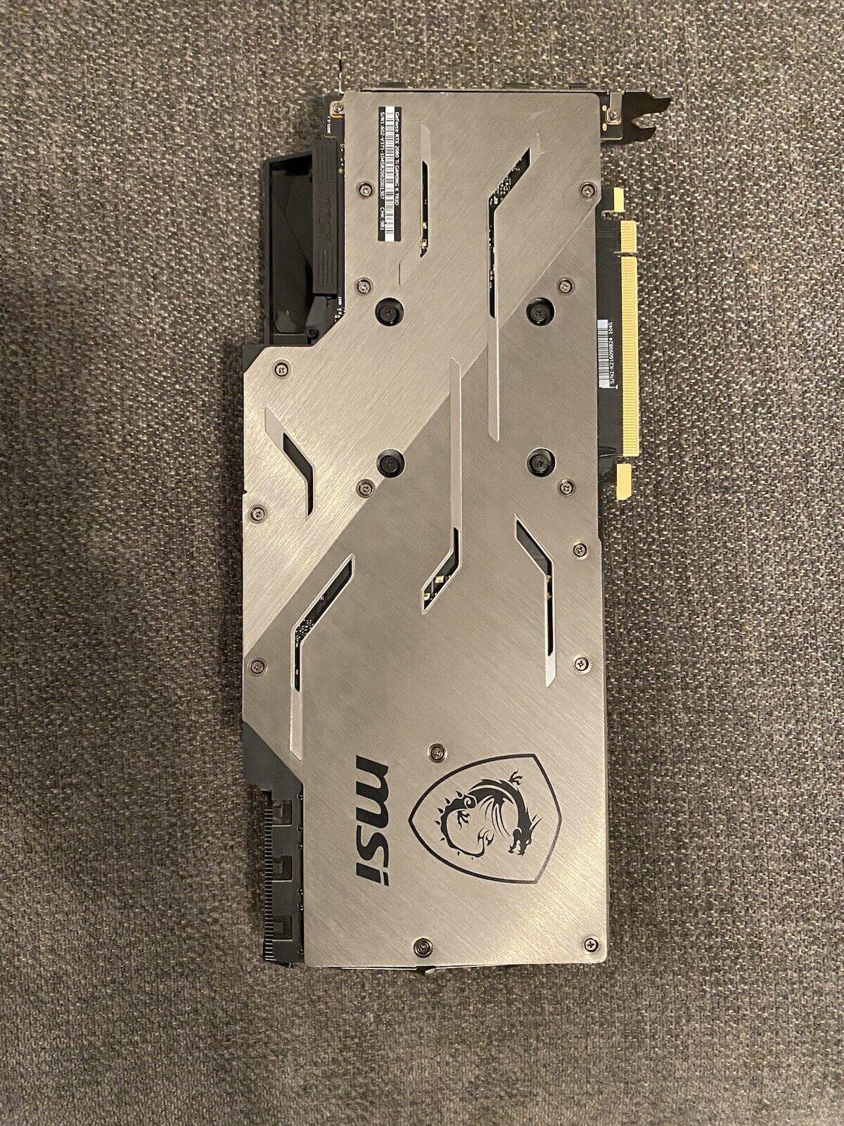 Msi RTX 2080 Ti Gaming X Trio like new with original packaging