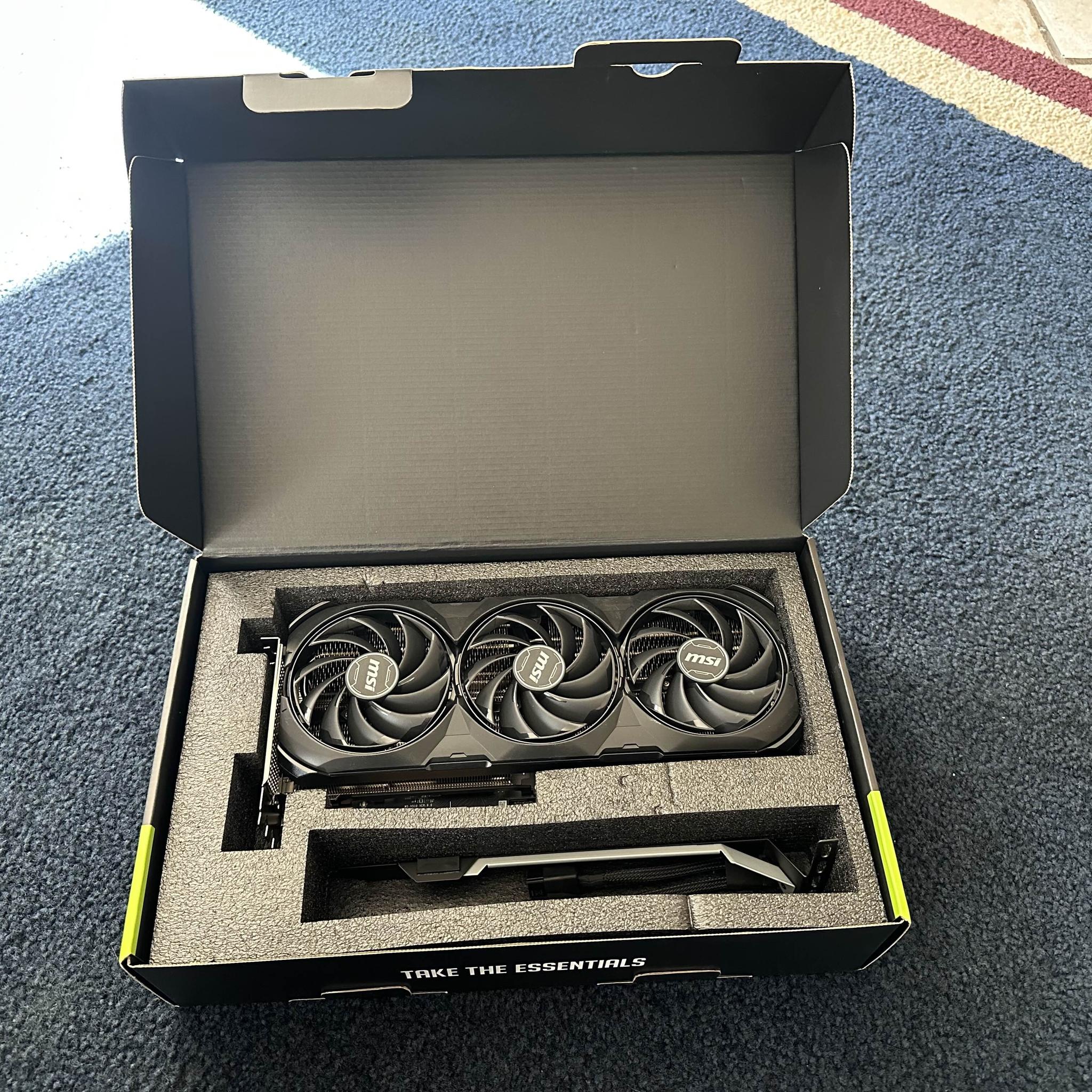 MSI GeForce RTX 4070 Ti Super Ventus 3X Black OC – 16GB GDDR6X