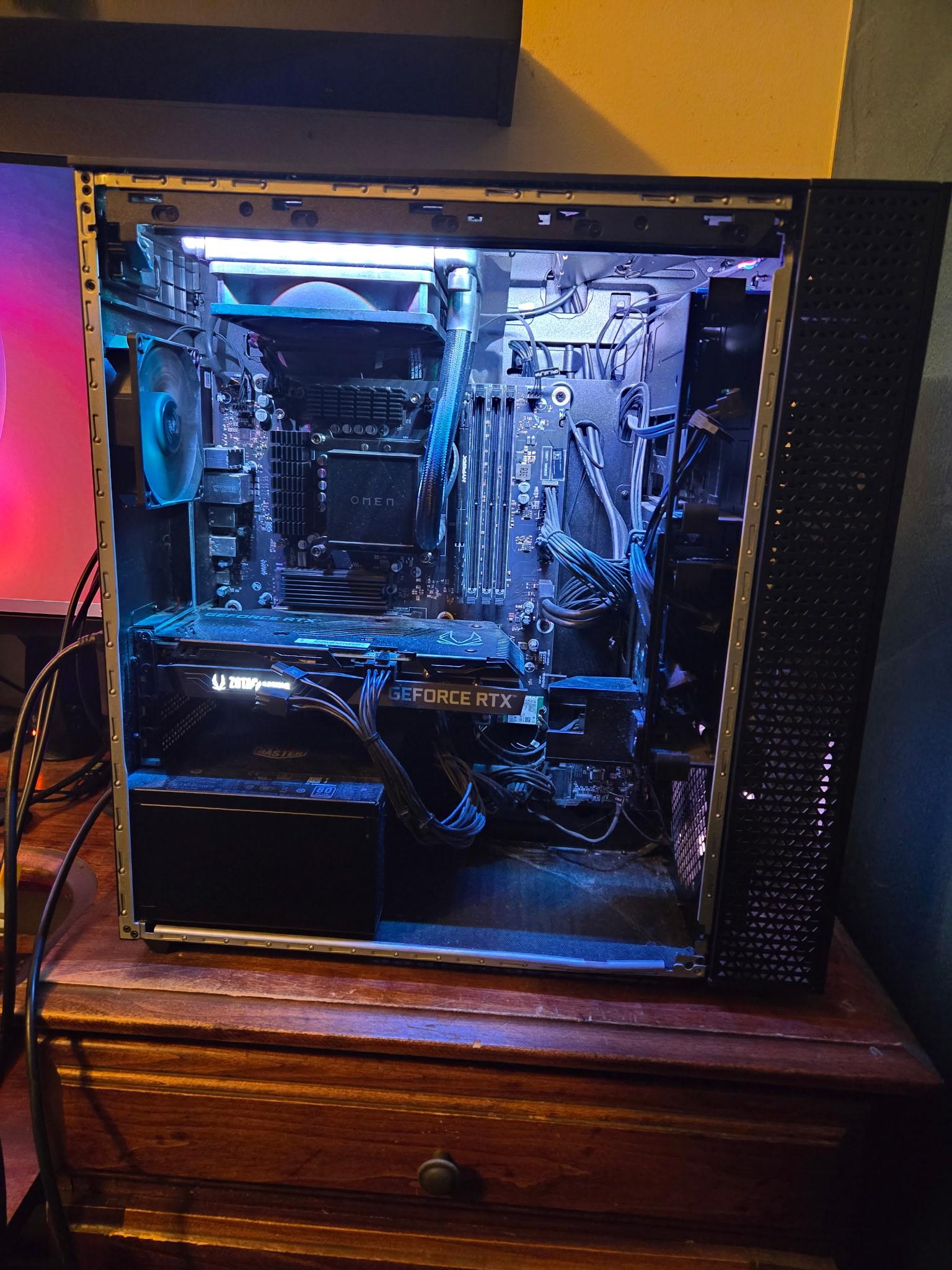 Hp omen pc, liquid cooled
