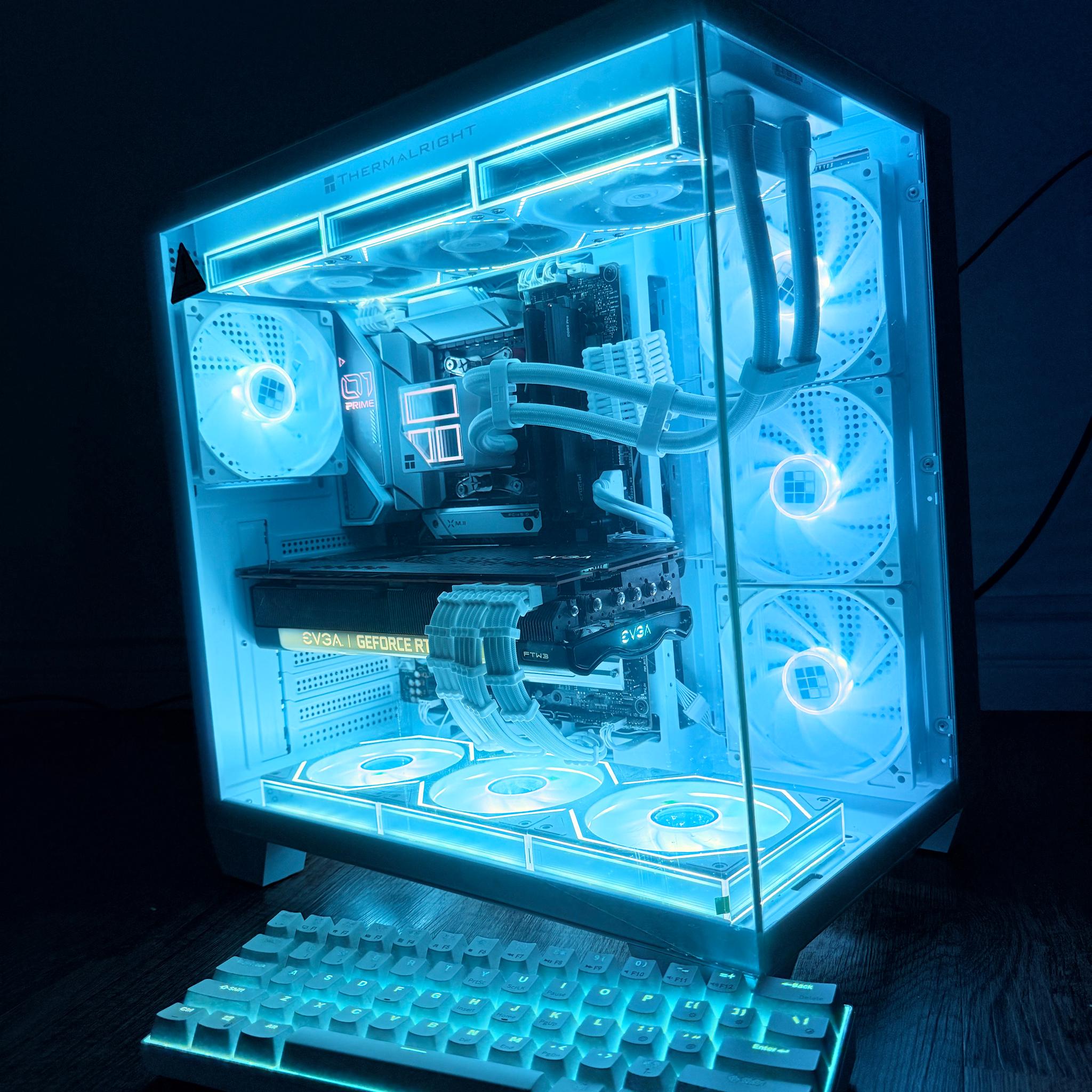 🔥 White RTX 3080 10GB Gaming PC | Ryzen 9 7900X | 32GB DDR5 RGB 🔥