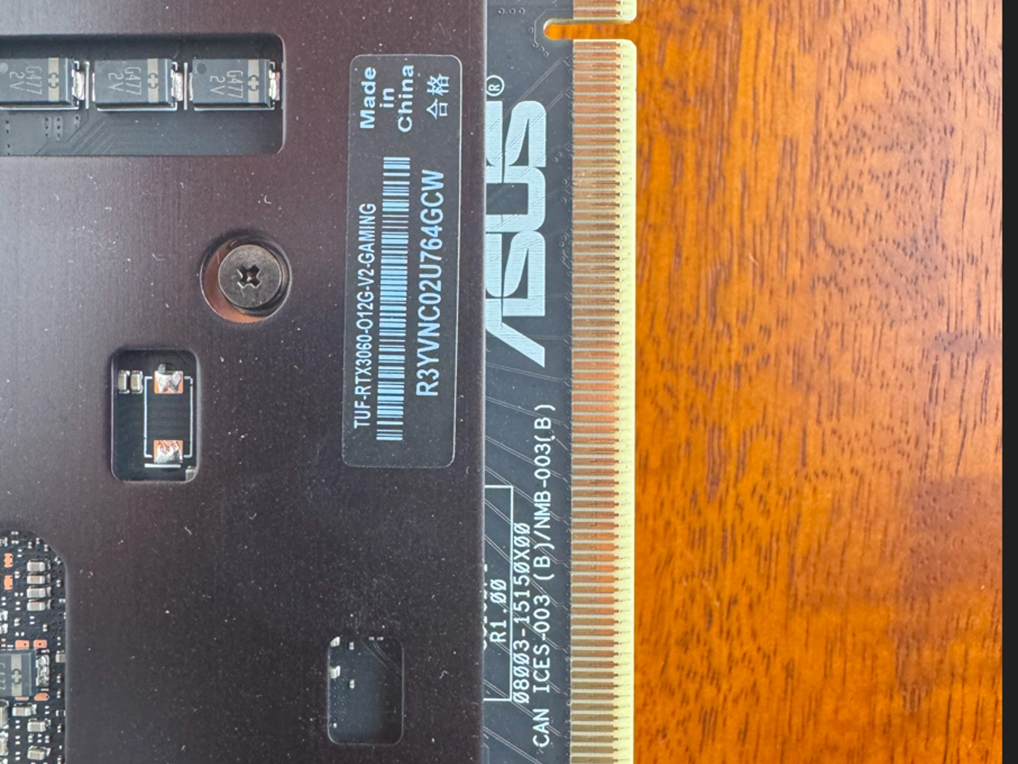 Asus TUF RTX 3060 12GB OC