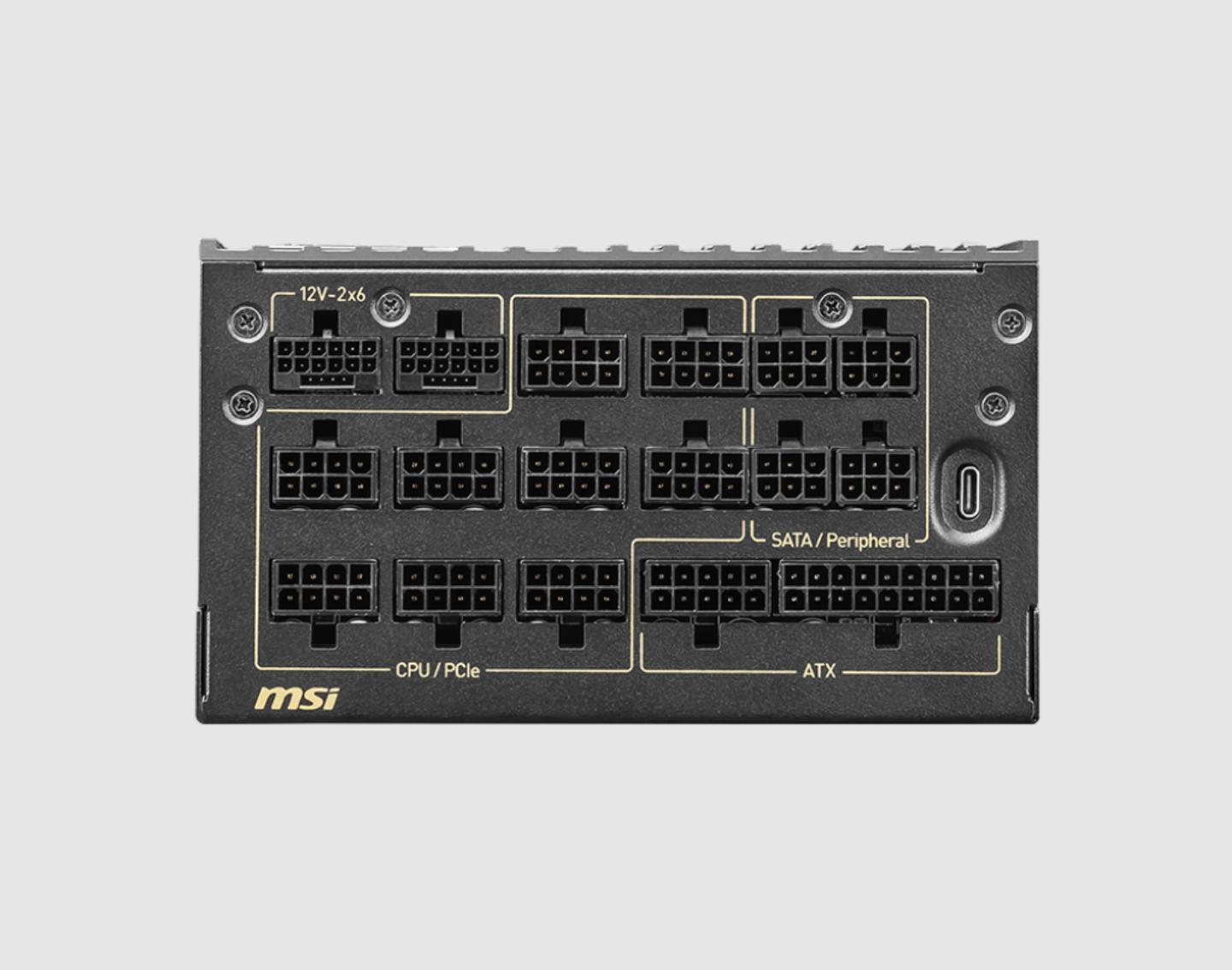 MSI MEG Ai1600T *NEW IN HAND* PCIE5 80+ TITANIUM 1600w PSU, Dual 12V-2x6 5090 5080 9070 XT 7900 XTX