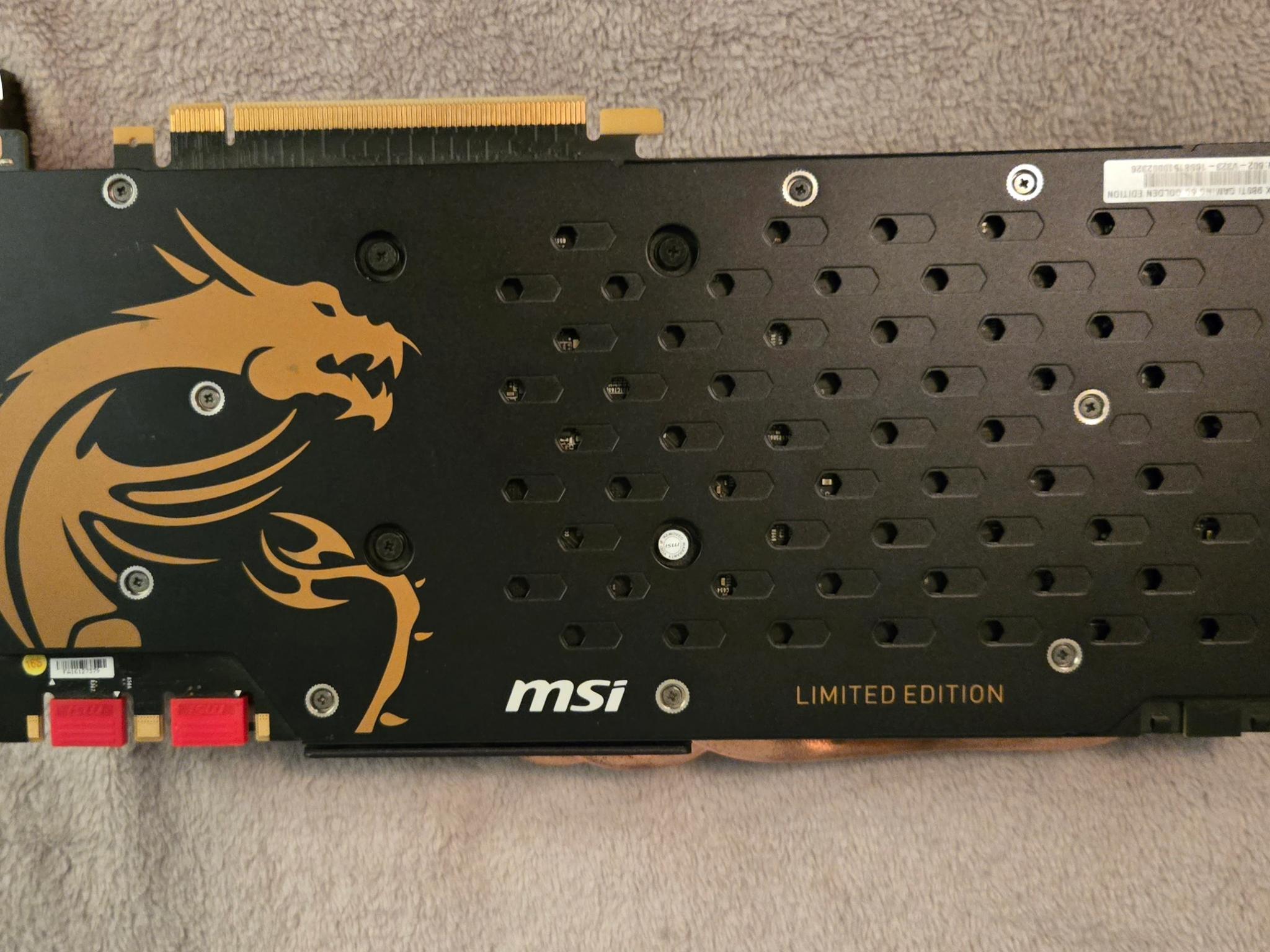 MSI 980 Ti GAMING 6G GOLDEN EDITION GeForce GTX GPU
