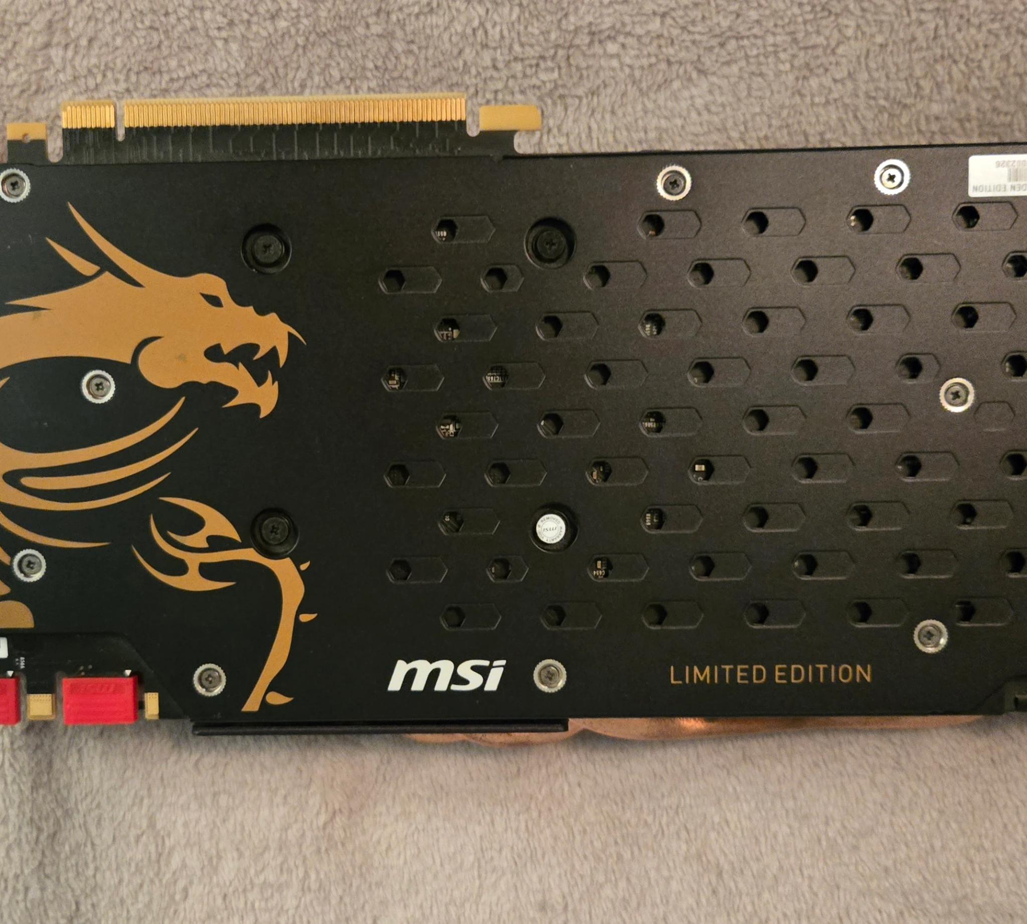 MSI 980 Ti GAMING 6G GOLDEN EDITION GeForce GTX GPU
