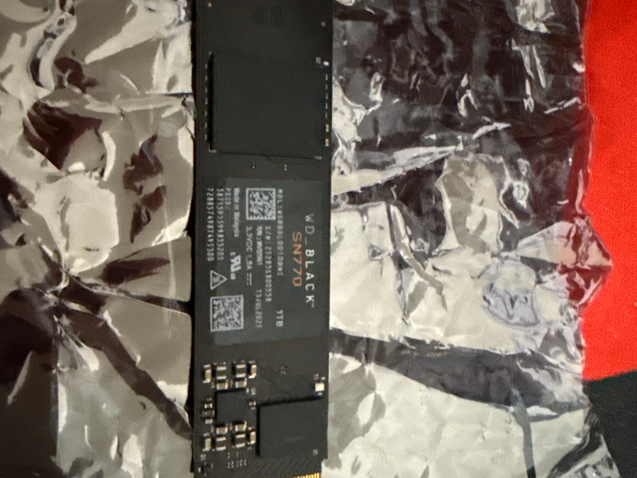 WD Black SN770 1TB NVME SSD