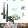 WiFi 6E AX210 Bluetooth5.2 PCIe WiFi Card