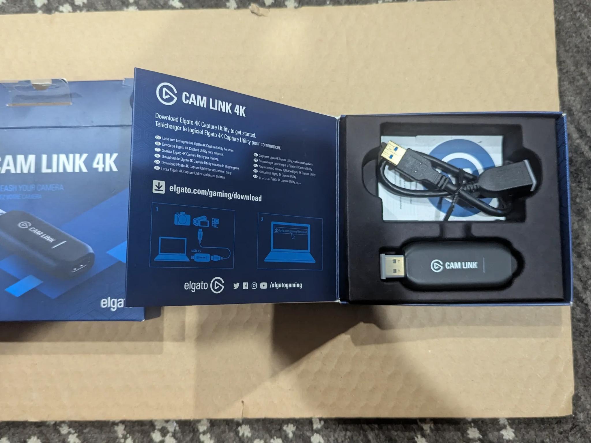 elgato Cam Link 4k USB capture device