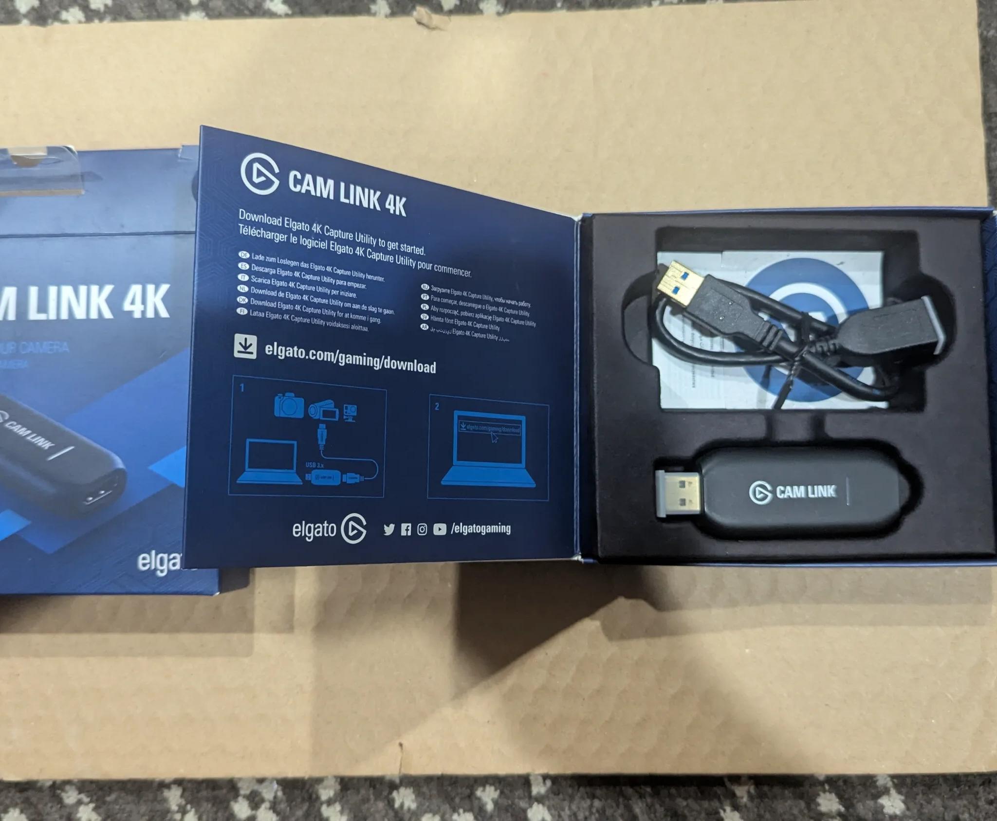 elgato Cam Link 4k USB capture device