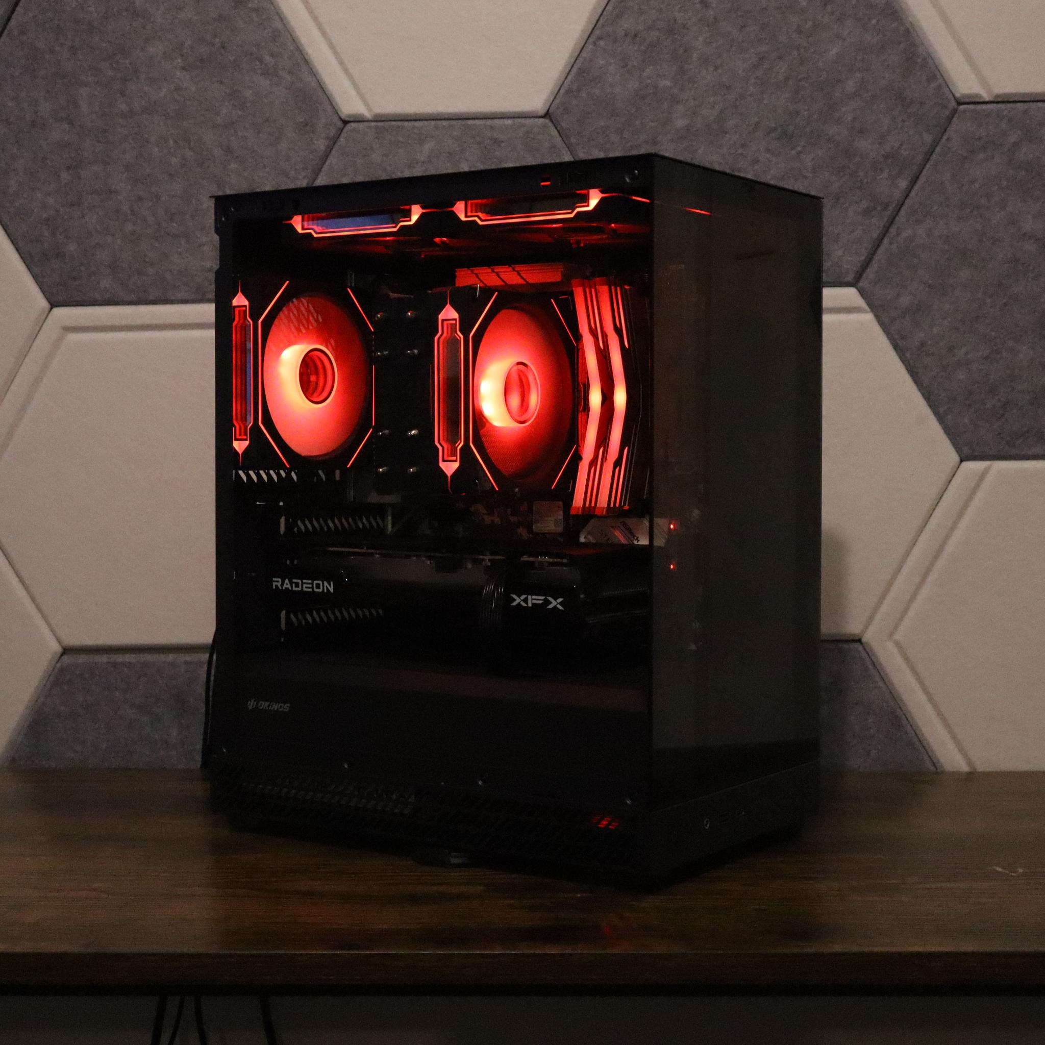 Radeon RX 6650 XT Custom Gaming PC - Ryzen 5 5600X, 16GB RAM, 512GB NVMe SSD - Windows 11 + wifi