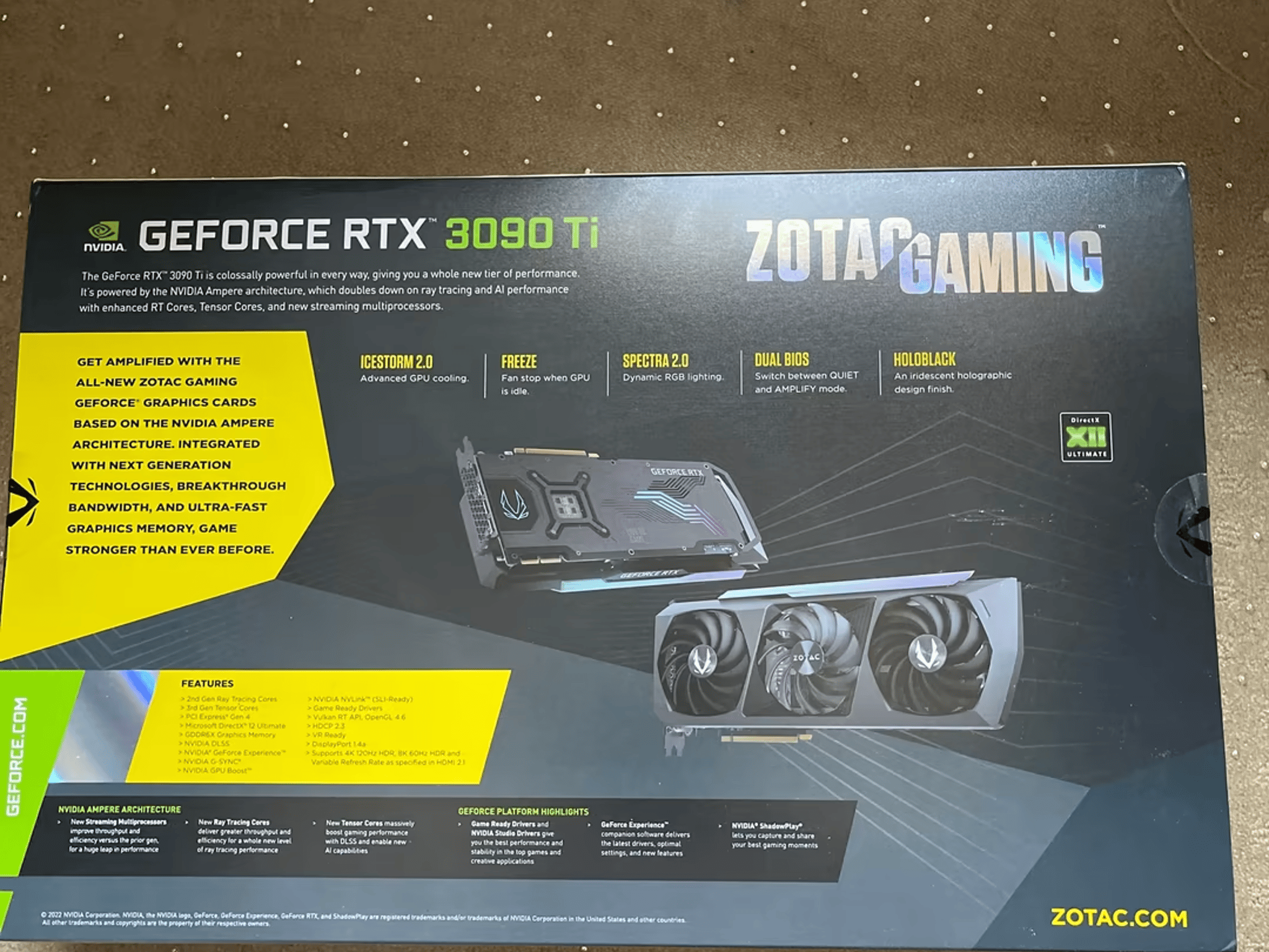 Brand new Zotac 3090 ti 