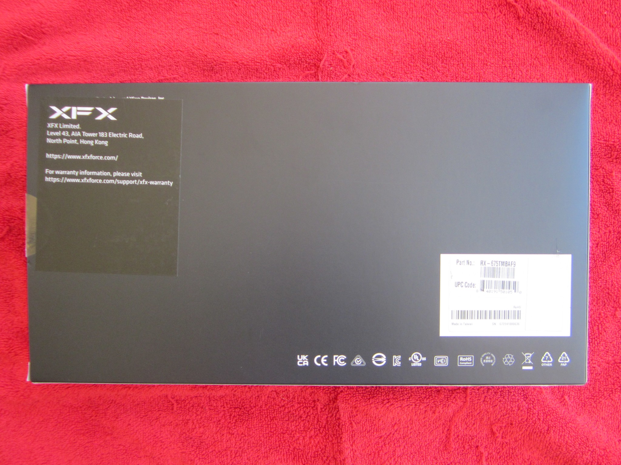 New! XFX Radeon RX 6750 XT 12GB GDDR6 Graphics Card