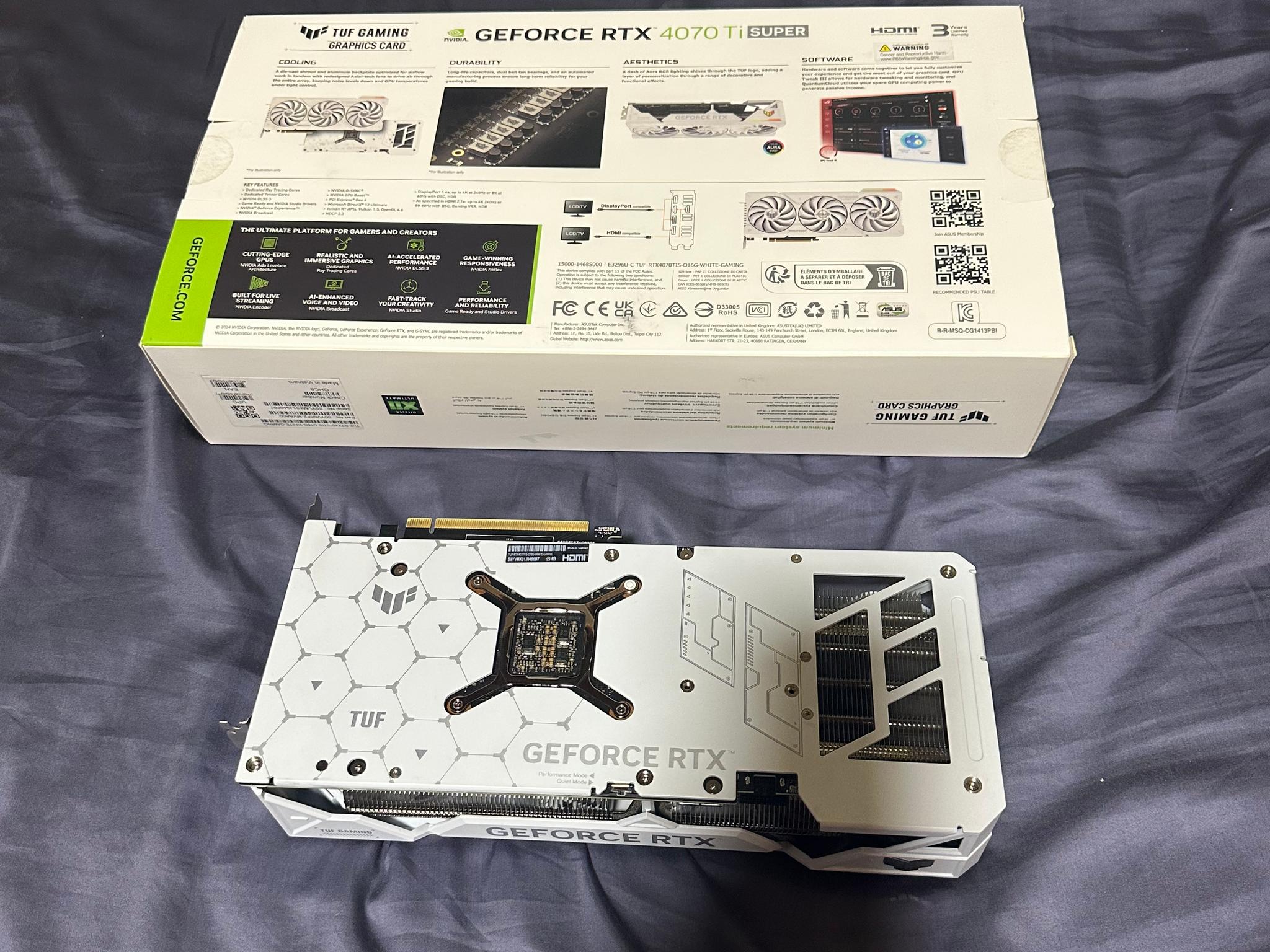 Asus TUF GAMING OC GeForce RTX 4070 Ti SUPER