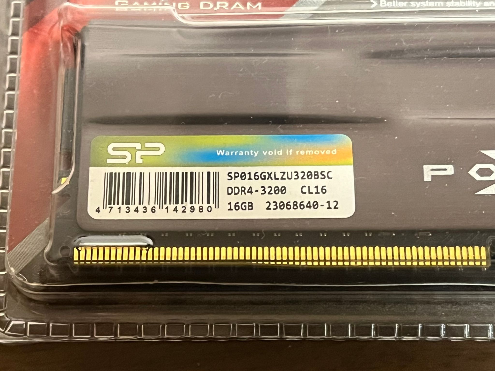 32GB (2x16GB) 3200MT/s CL 16 Low Profile DDR4 RAM