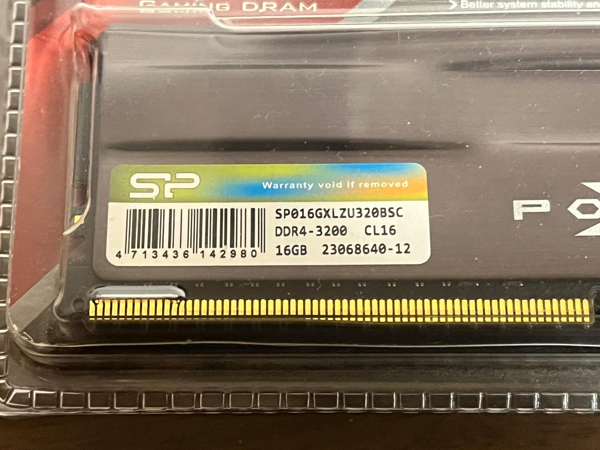 32GB (2x16GB) 3200MT/s CL 16 Low Profile DDR4 RAM