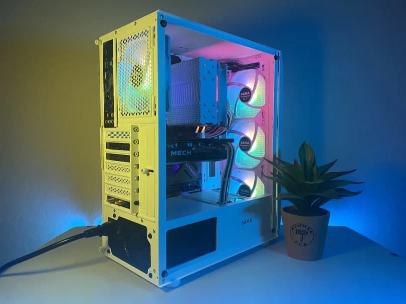 ⚡Custom Built FAST RGB Gaming PC ⚡| Ryzen 5, RX 6600 XT | Fortnite, CoD, Cyberpunk, R6, and more!