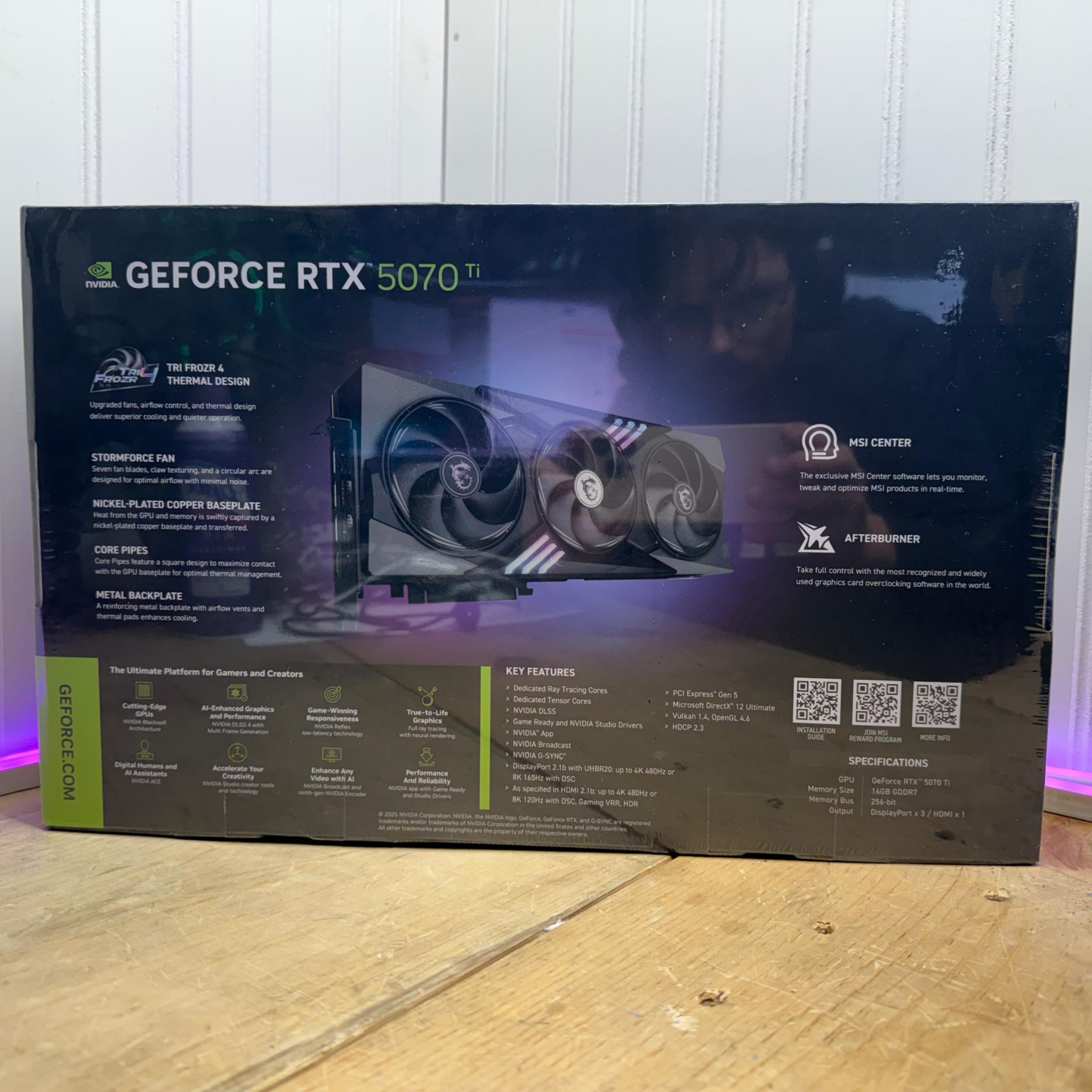 🔥NEW unopened 5070ti bought for a customer's build and went a different way