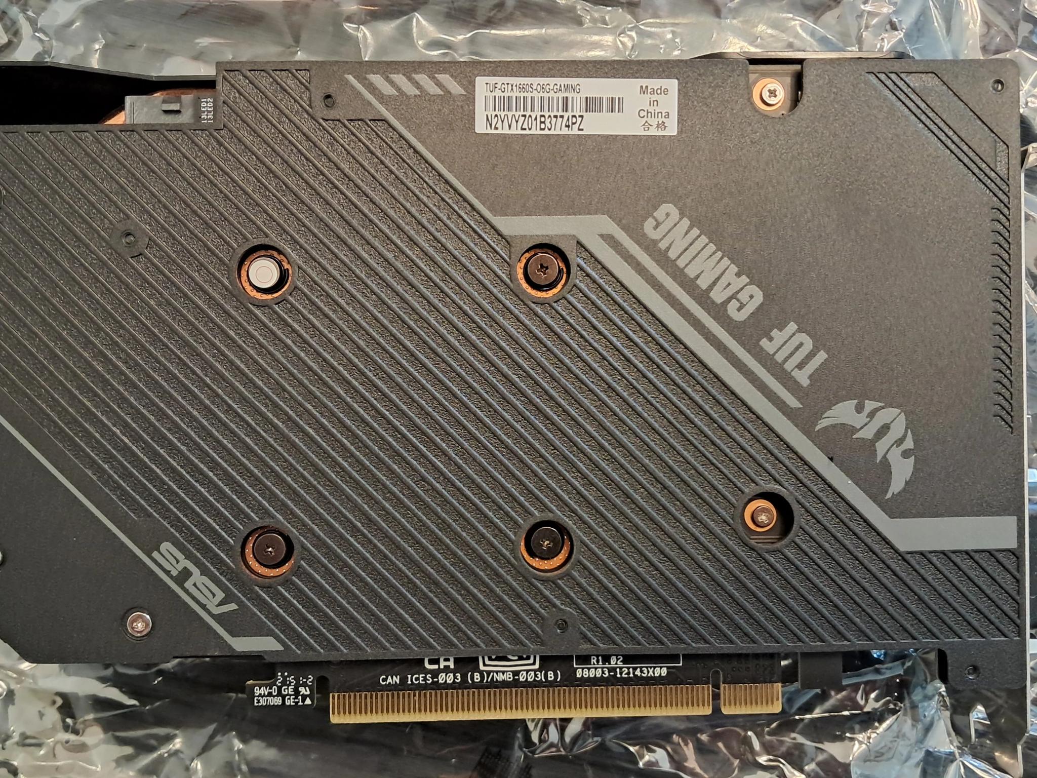 ASUS TUF GeForce GTX 1660 Super OC Edition