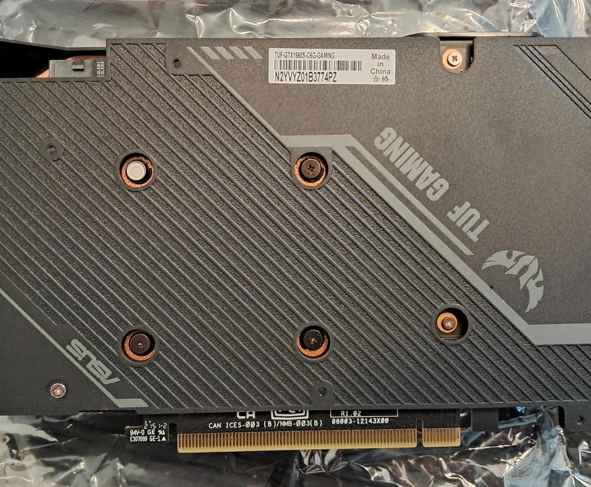 ASUS TUF GeForce GTX 1660 Super OC Edition