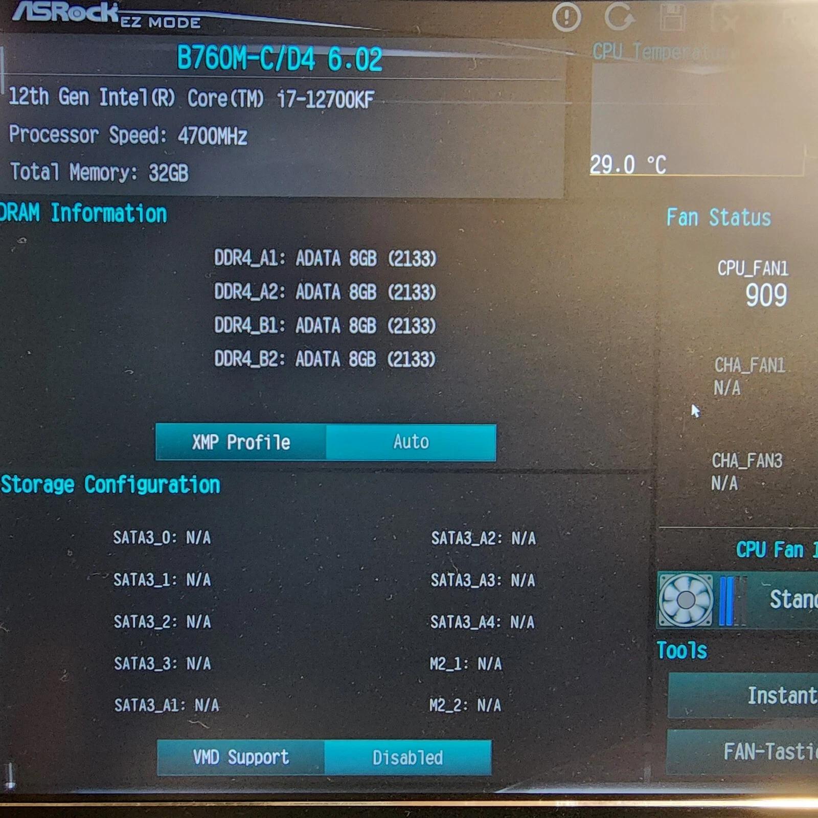 UPDATED BIOS ASROCK B760M-C/D4 WIFI LGA1700 MOTHERBOARD
