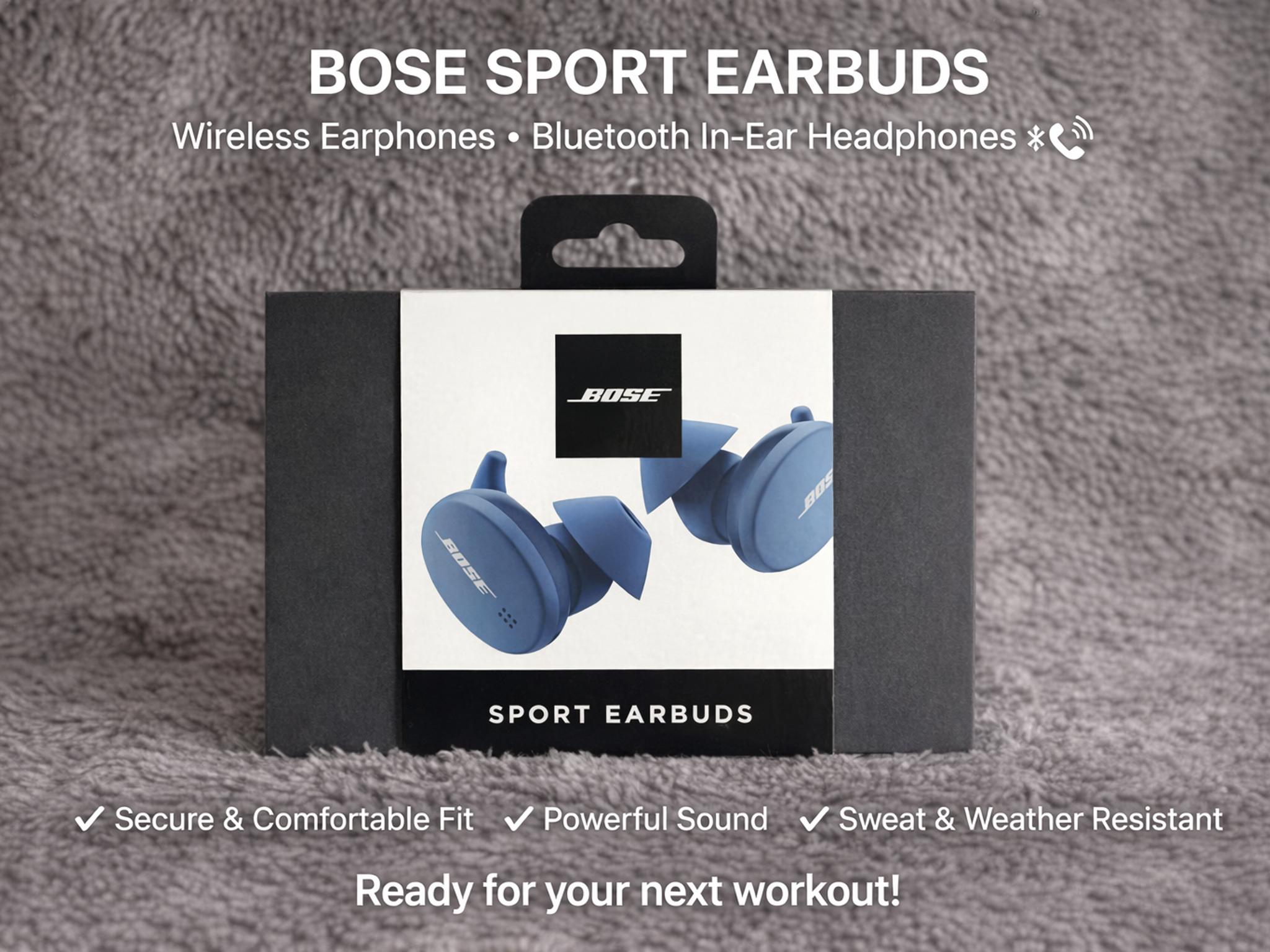 Bose Sport Earbud Wireless Earphones Bluetooth In-Ear Headphones SEALED NEW