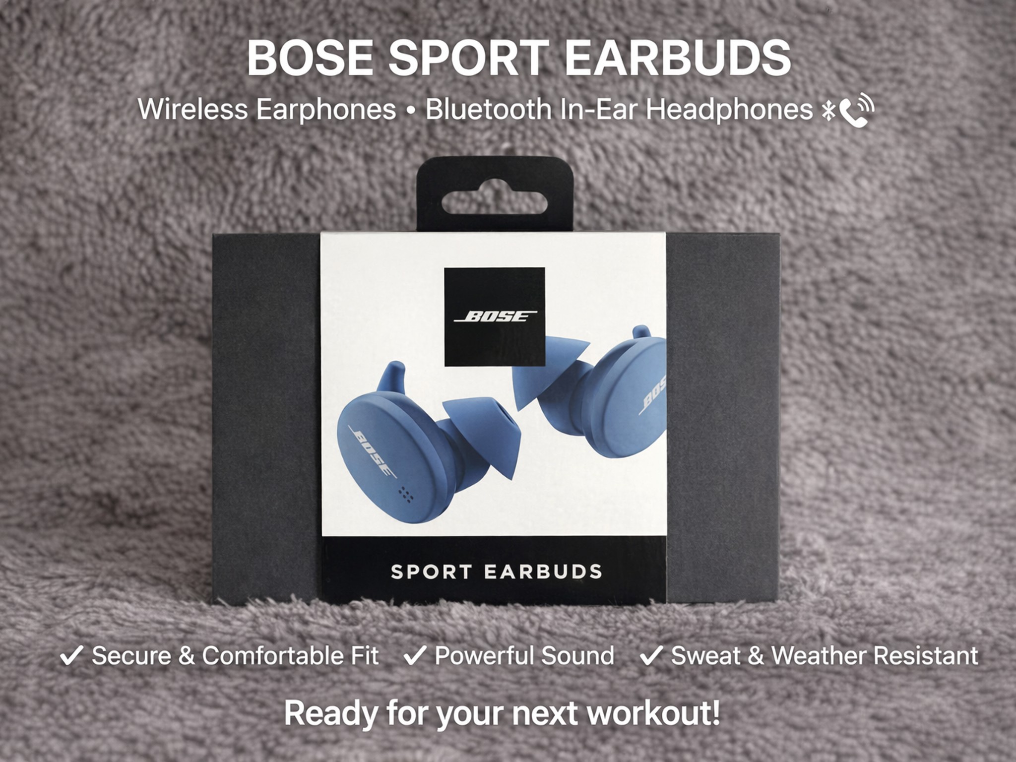Bose Sport Earbud Wireless Earphones Bluetooth In-Ear Headphones SEALED NEW