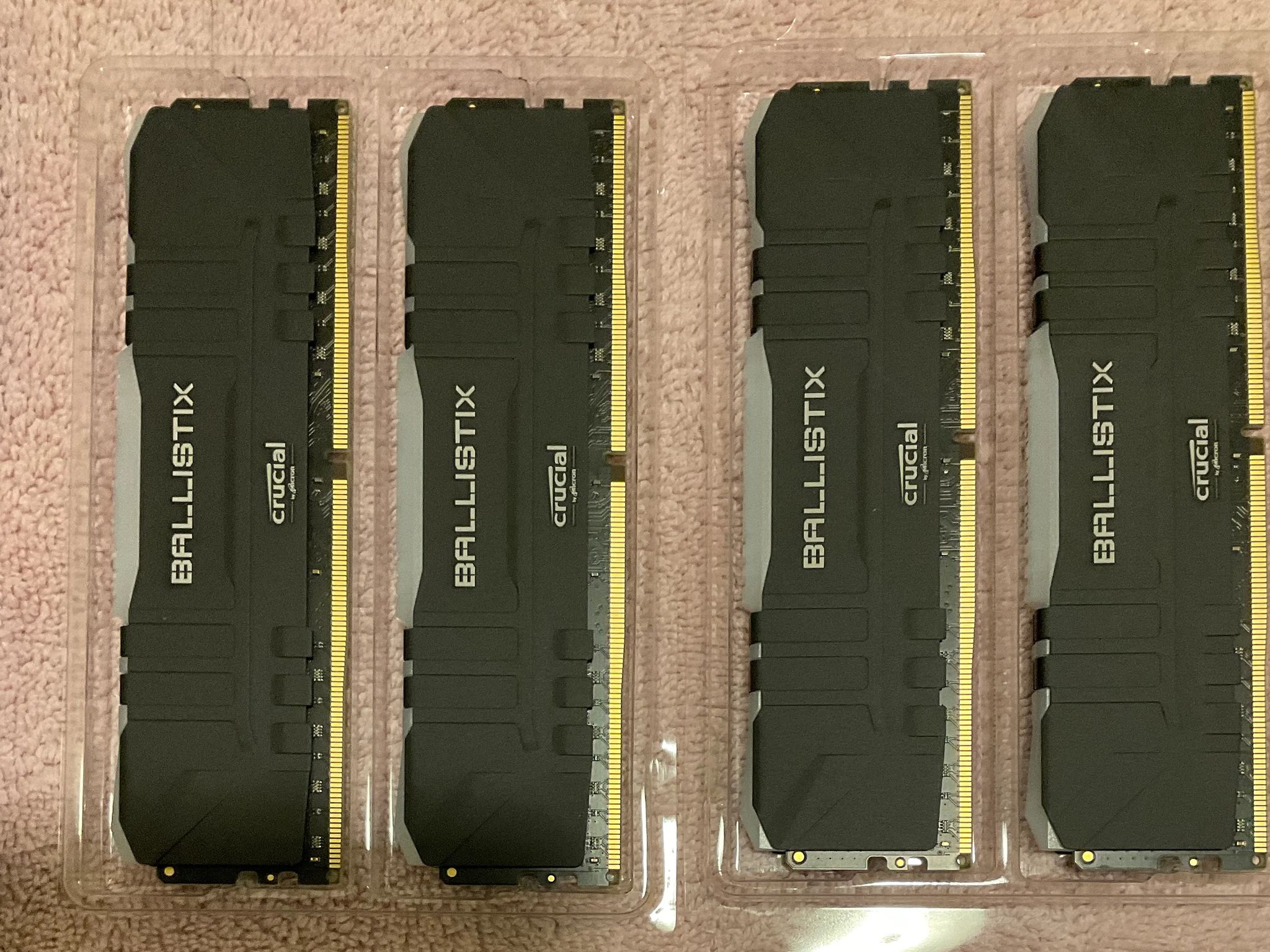 Crucial Ballistix 64GB DDR4-3600 RAM (2 kits of 64GB each, RGB variant)