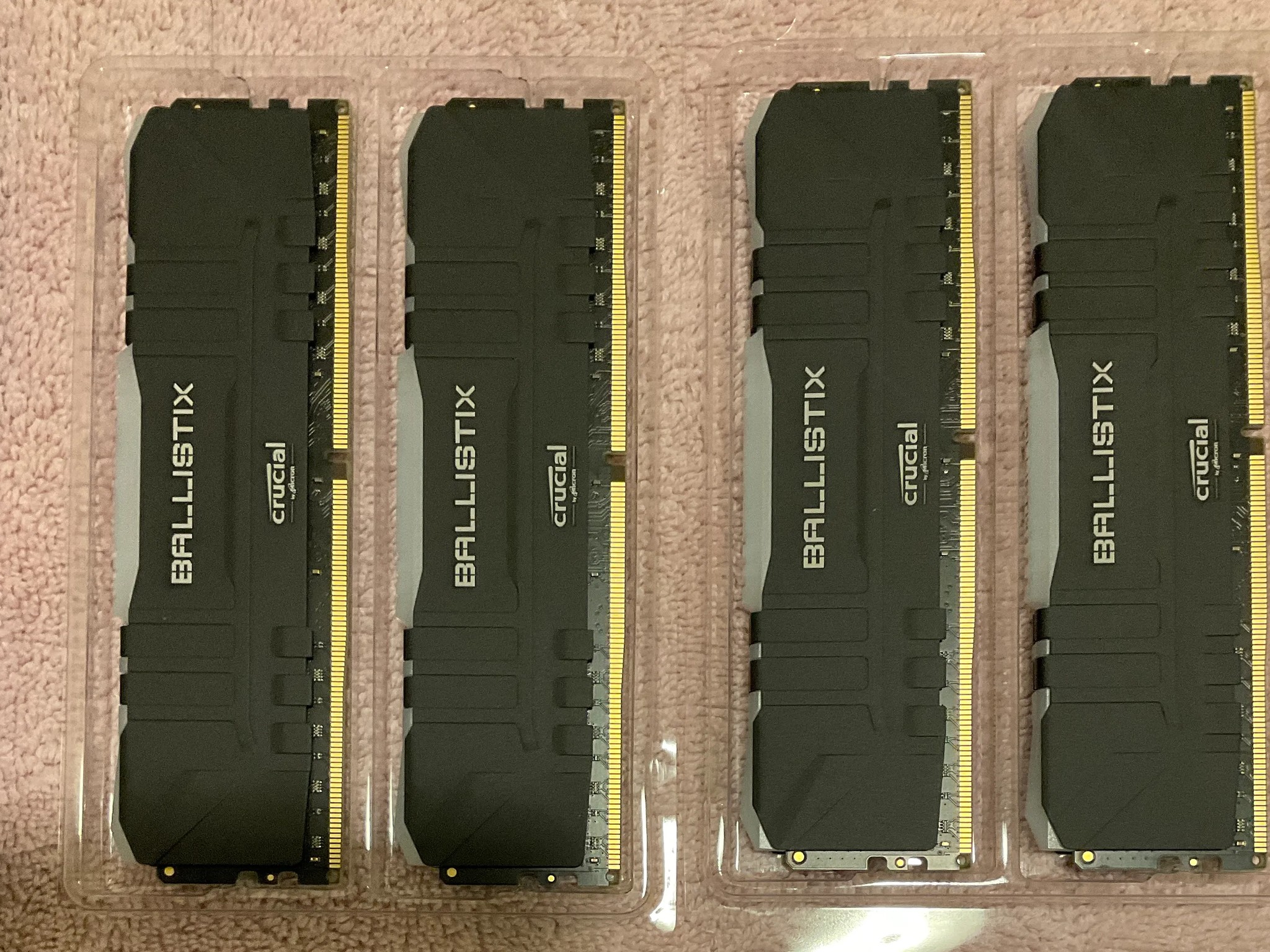 Crucial Ballistix 64GB DDR4-3600 RAM (2 kits of 64GB each, RGB variant)