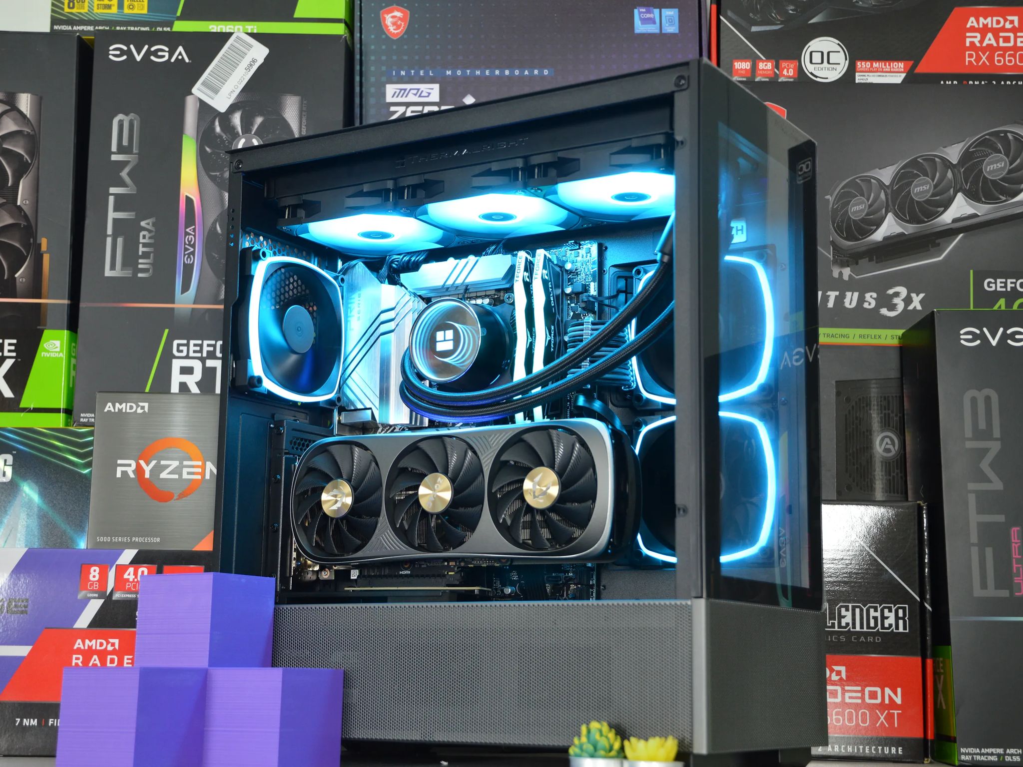 🏆👑| RTX 4070Ti 12GB| INTEL i9-13900K | 32 GB DDR5 RAM | 2TB NVME SSD | Golden Bling |