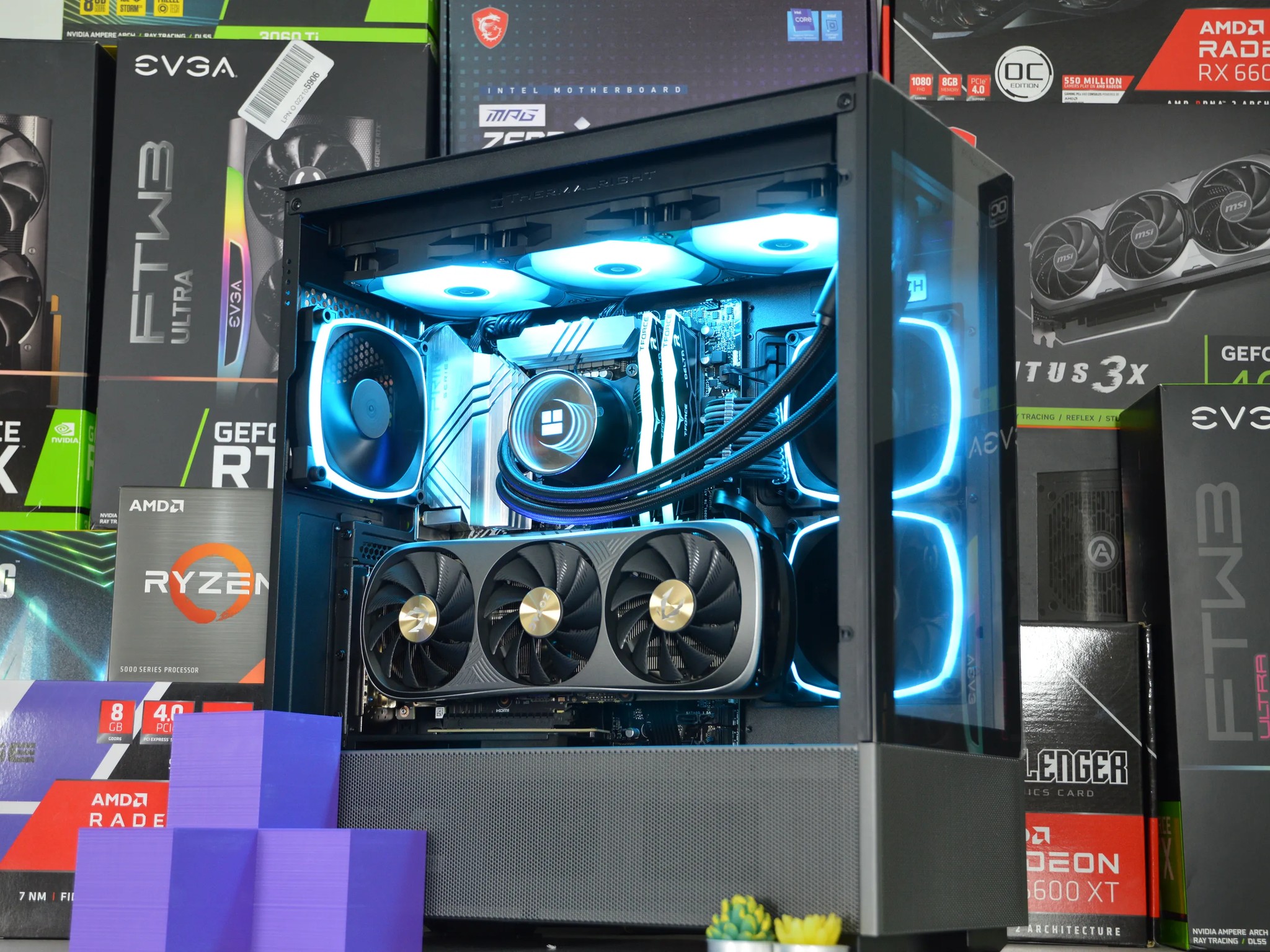 🏆👑| RTX 4070Ti 12GB| INTEL i9-13900K | 32 GB DDR5 RAM | 2TB NVME SSD | Golden Bling |