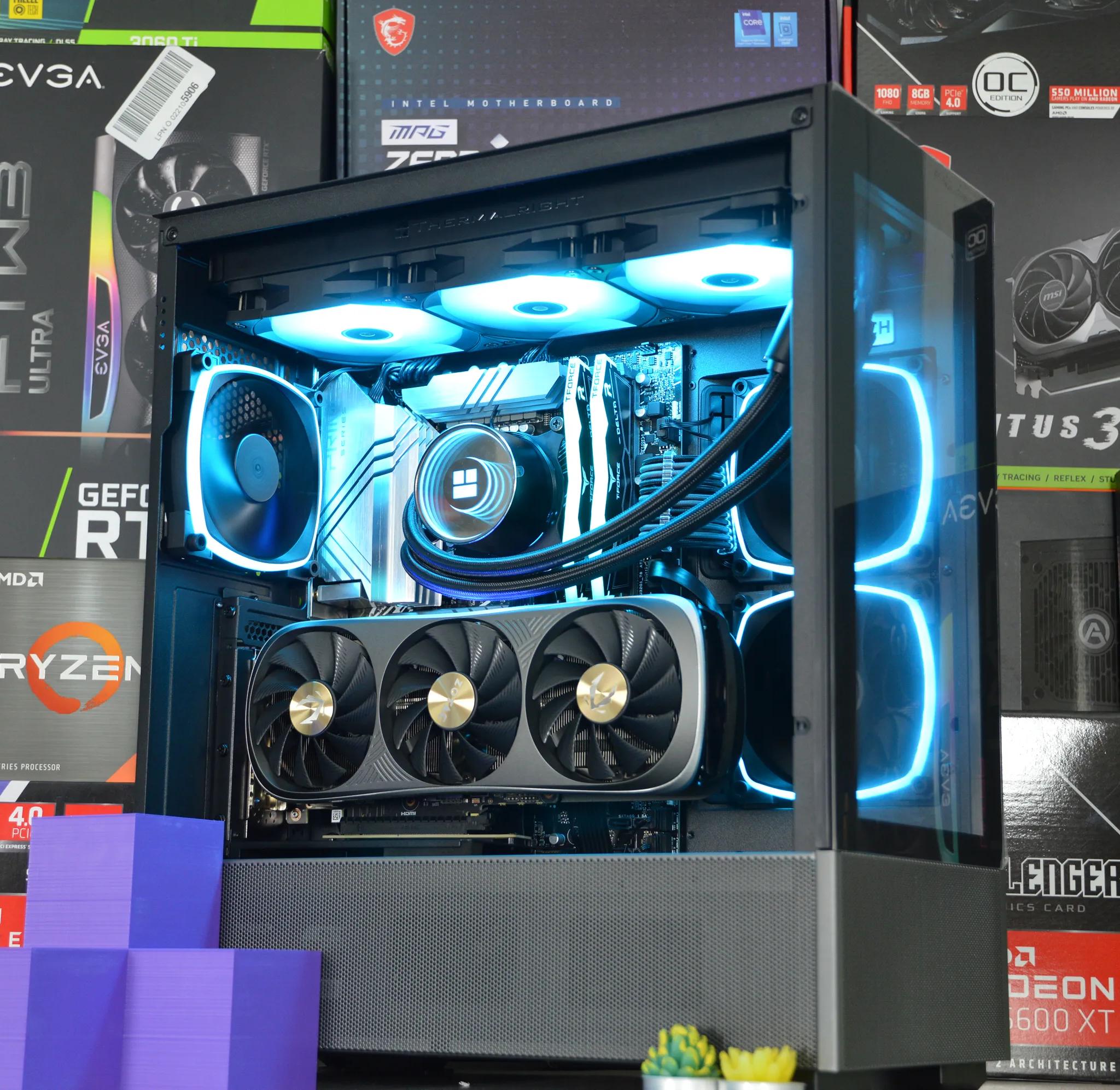 🏆👑| RTX 4070Ti 12GB| INTEL i9-13900K | 32 GB DDR5 RAM | 2TB NVME SSD | Golden Bling |