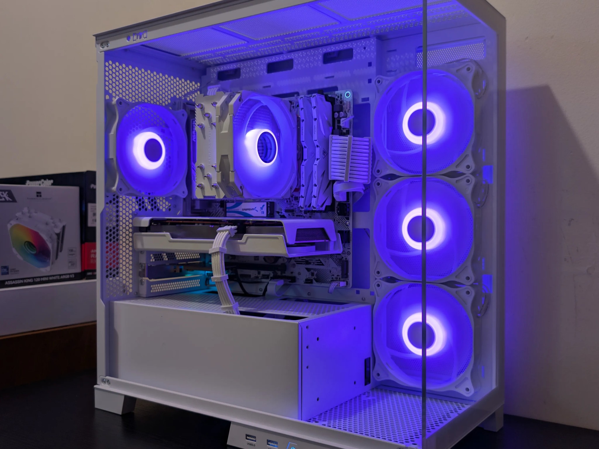 🐻‍❄️ White Gaming PC | RX 6600 | Ryzen 5 3600 | 1TB SSD | 32GB RAM | WiFi 6 & Bluetooth 🐻‍❄️