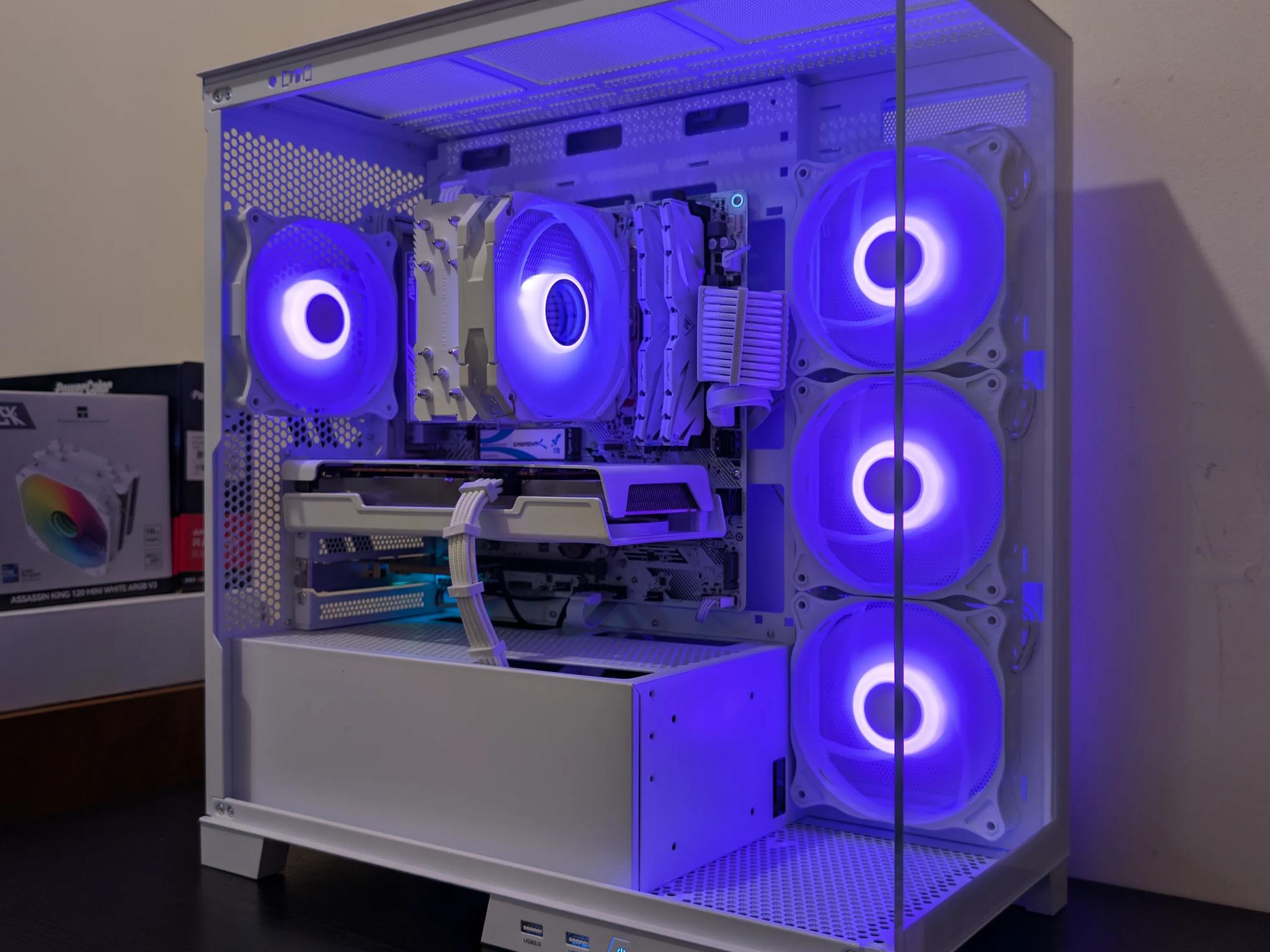 🐻‍❄️ White Gaming PC | RX 6600 | Ryzen 5 3600 | 1TB SSD | 32GB RAM | WiFi 6 & Bluetooth 🐻‍❄️
