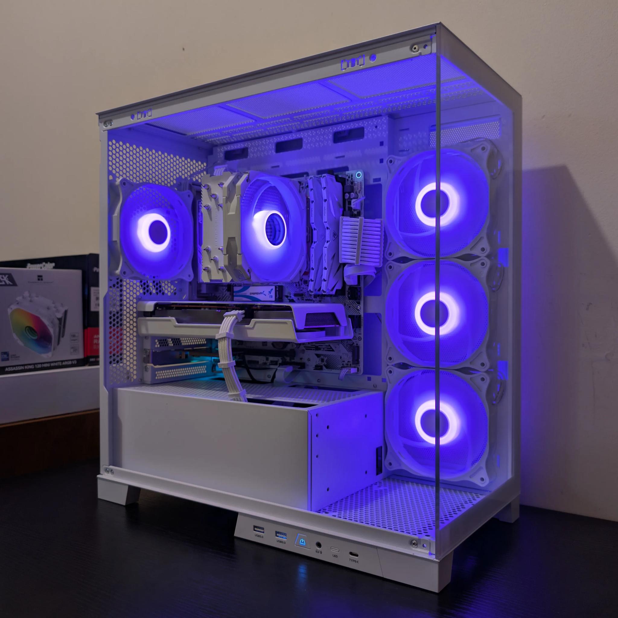 🐻‍❄️ White Gaming PC | RX 6600 | Ryzen 5 3600 | 1TB SSD | 32GB RAM | WiFi 6 & Bluetooth 🐻‍❄️