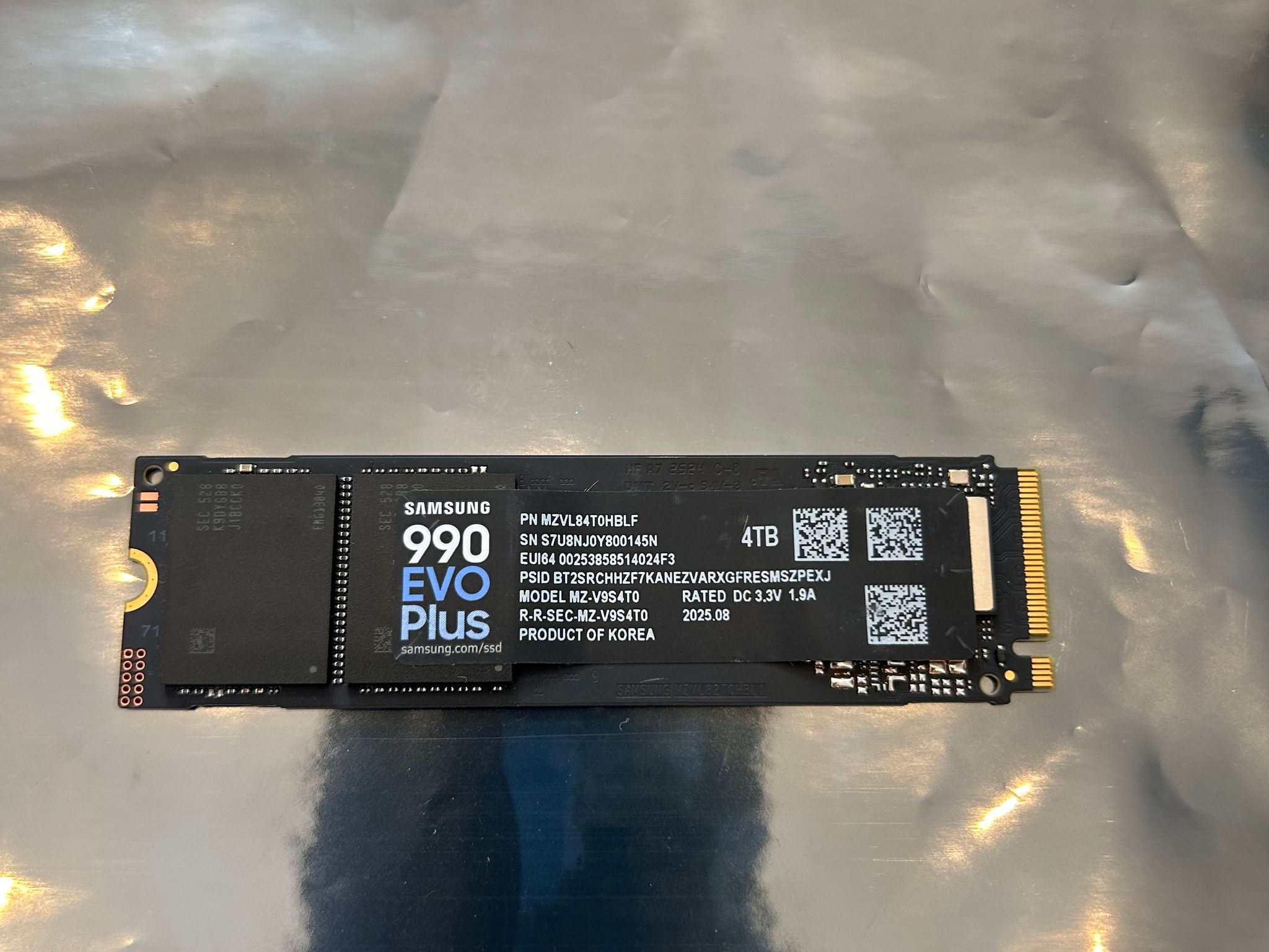 Samsung 990 evo pro 4TB NVMe SSD