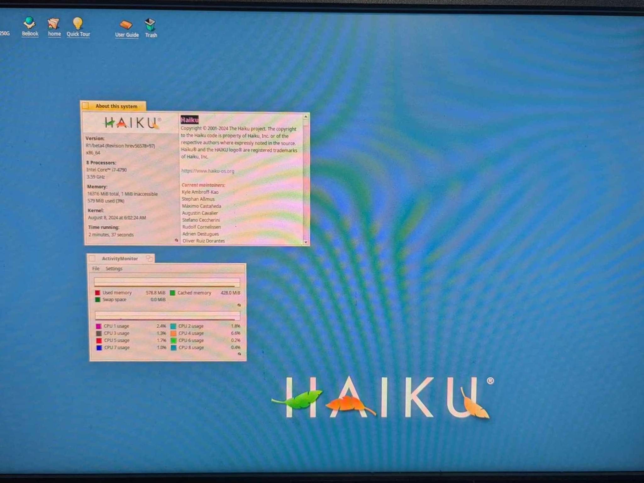 UCW Ready to Play "Where's The Beef?" HaikuOS Lenovo build. (i7-4790 + WX 2100) Free Ship!