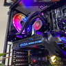 Custom Built High End Ryzen 5 Nvidia 1080 RGB Water Cooled Gaming PC Computer