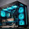 🌃🦇The Dark Knight 🦇Liquid Cooled Gaming PC🦇Nvidia RTX 4070 Ti 12GB🦇AMD Ryzen 7 7700🦇32GB DDR5