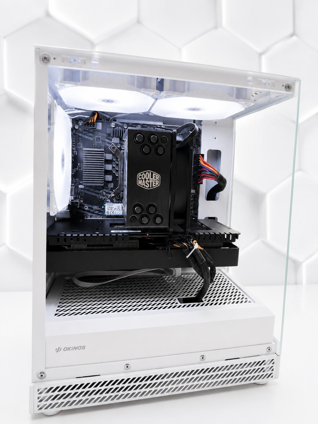 🤍 White RTX 3070 Gaming PC | i7-10700F | High FPS Beast