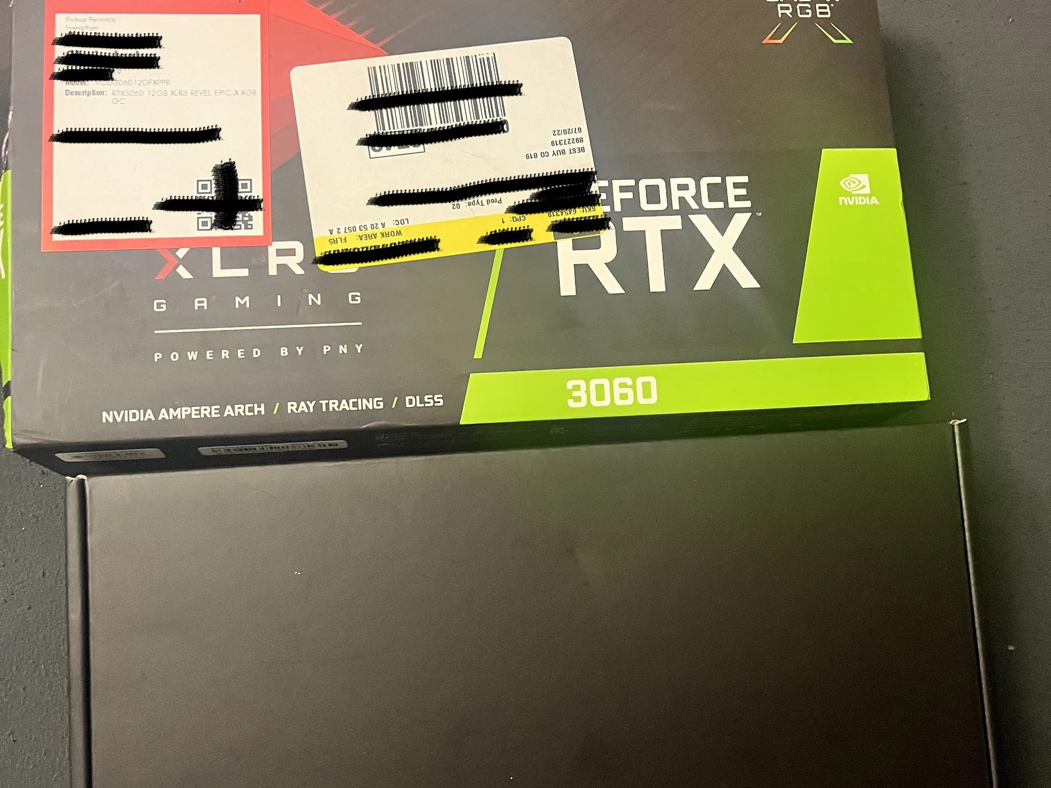PNY NVIDIA GeForce RTX 3060 XLR8 12GB GDDR6 Graphics Card - Dual Fan | GPU & BOX